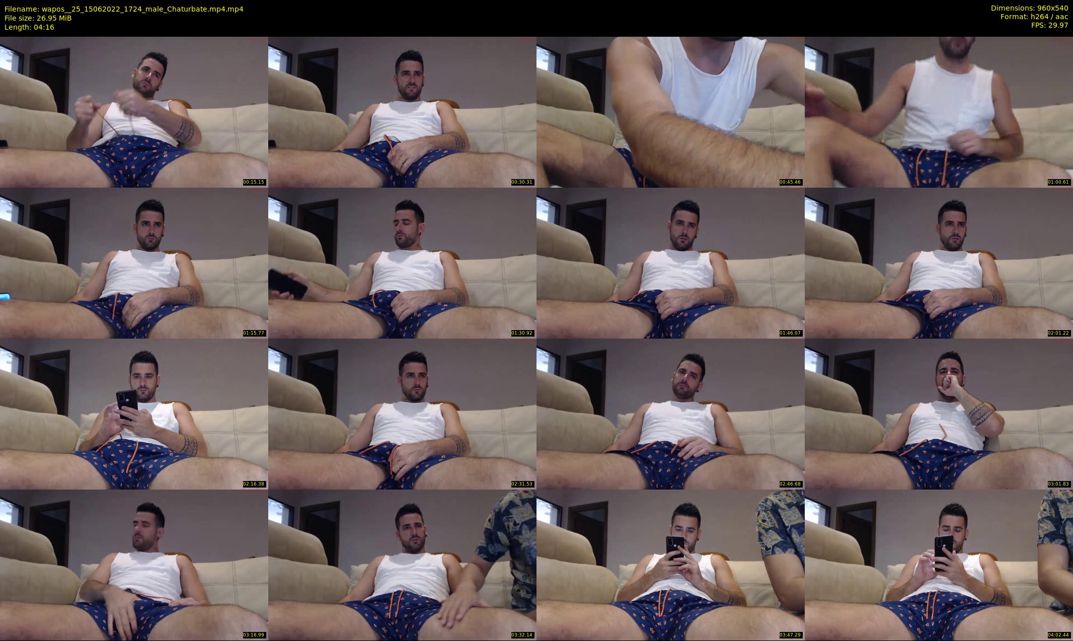 wapos__25 — 5 minute Chaturbate male cam show recording, 480p, Jun 15, 2022