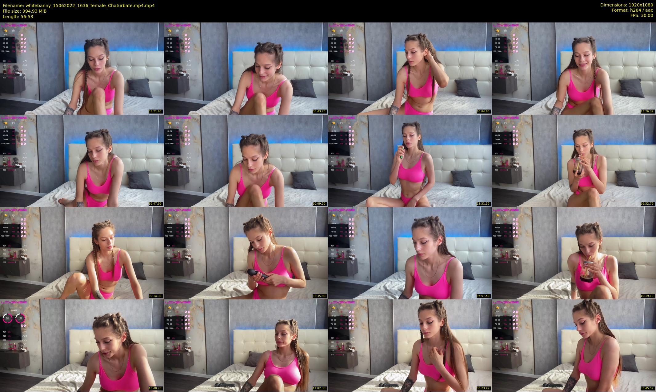 whitebanny — 57 minute Chaturbate couple cam show recording, 1080p, Jun 15, 2022