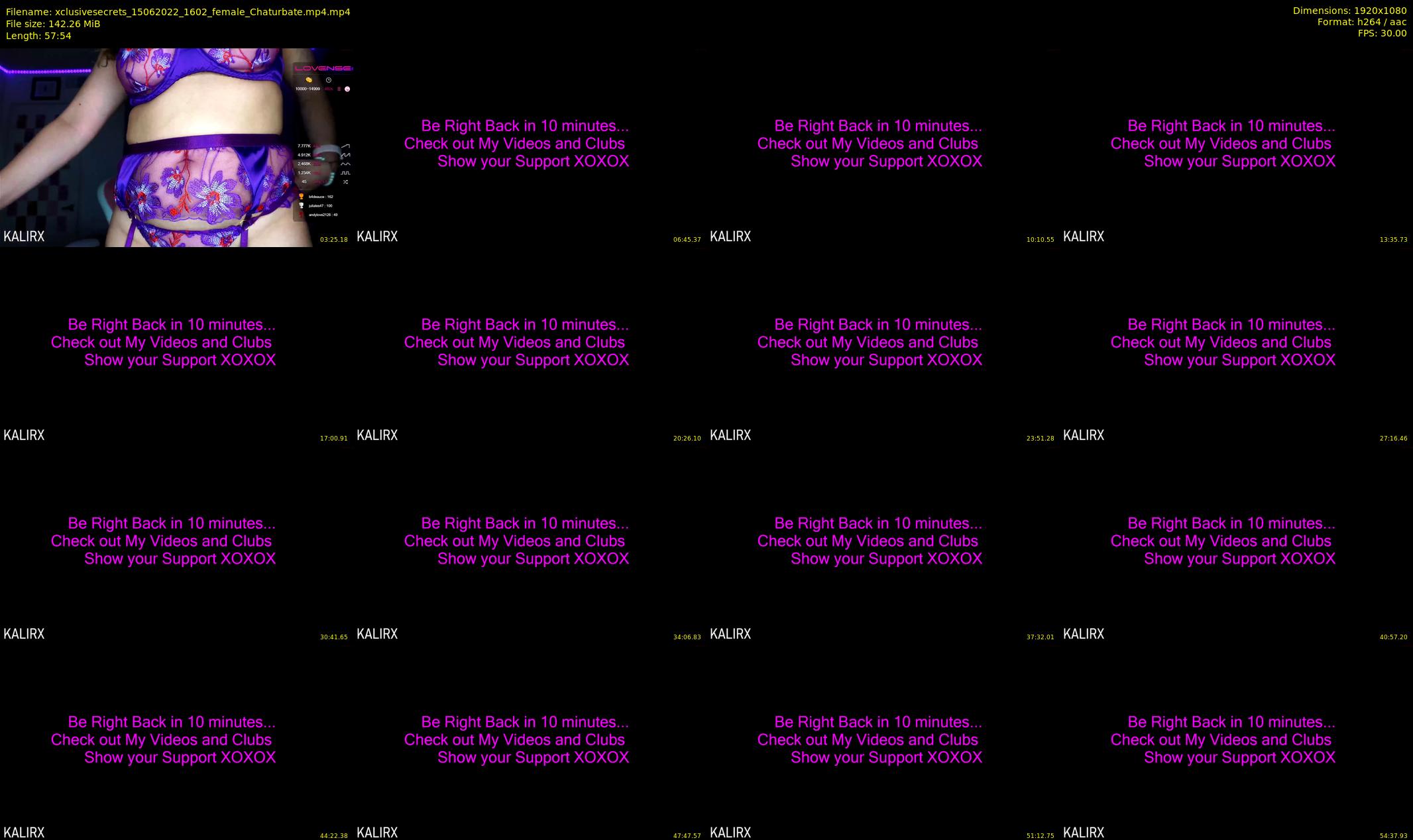 xclusivesecrets — 58 minute Chaturbate female cam show recording, 1080p, Jun 15, 2022
