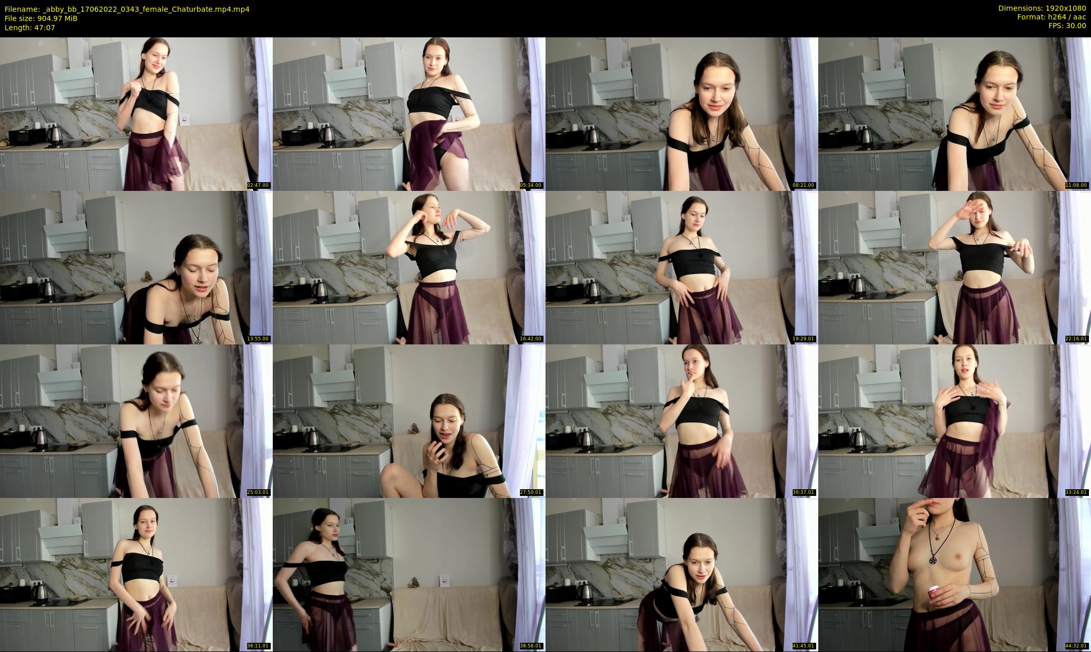 _abby_bb — 48 minute Chaturbate female cam show recording, 1080p, Jun 17, 2022
