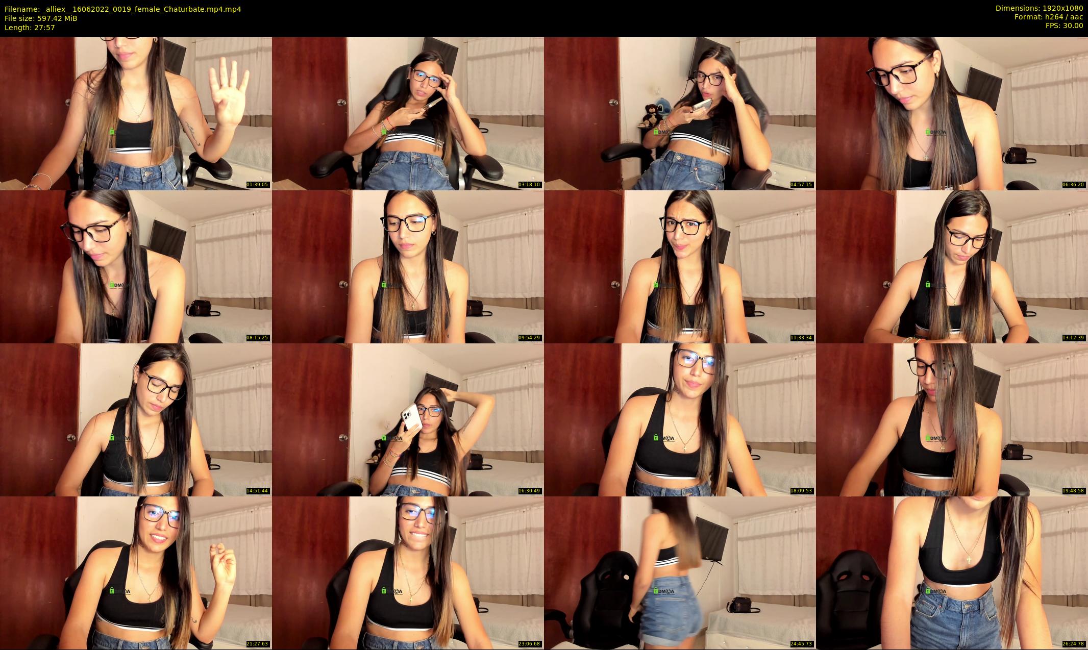 _alliex_ — 28 minute Chaturbate female cam show recording, 1080p, Jun 16, 2022