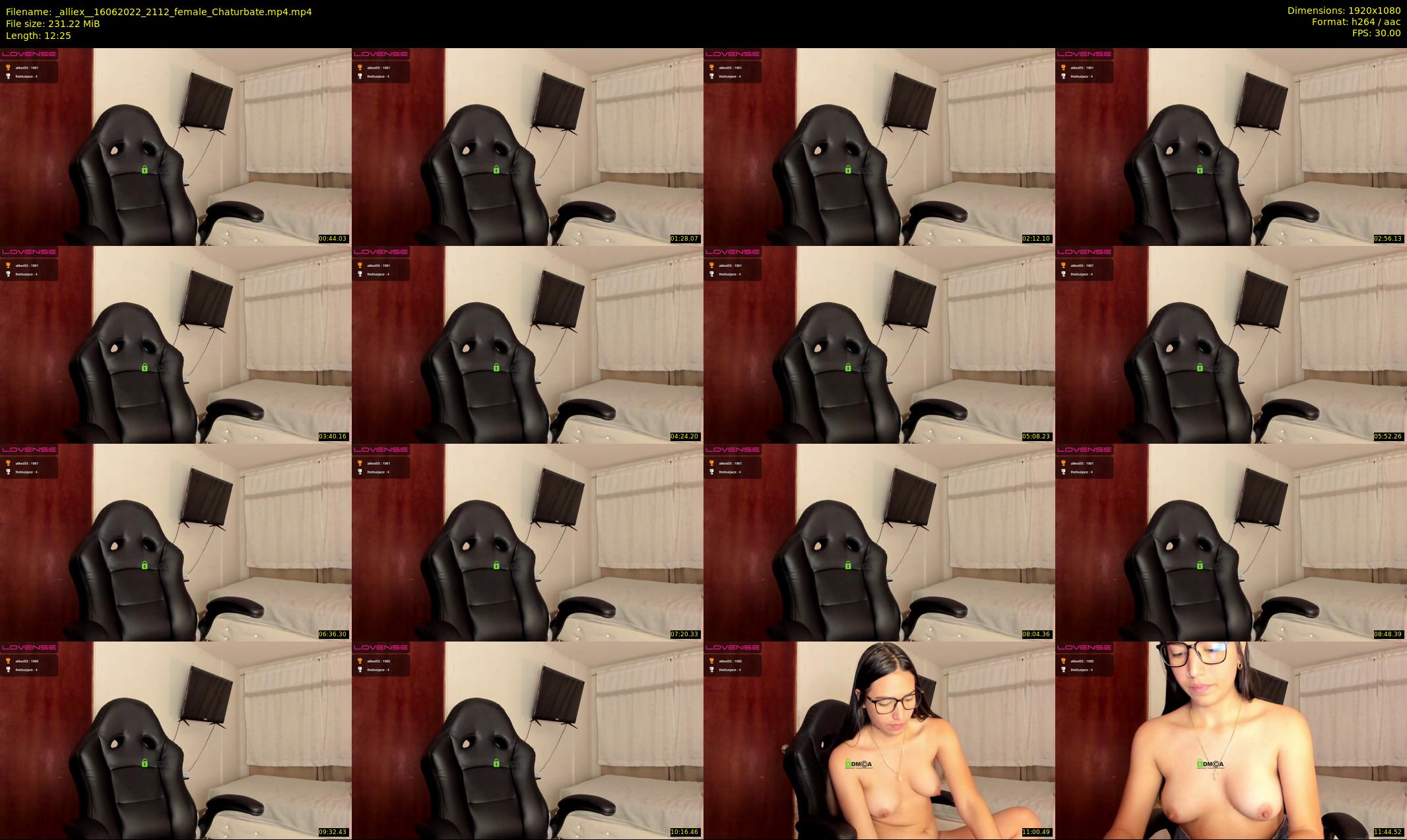 _alliex_ — 13 minute Chaturbate female cam show recording, 1080p, Jun 16, 2022