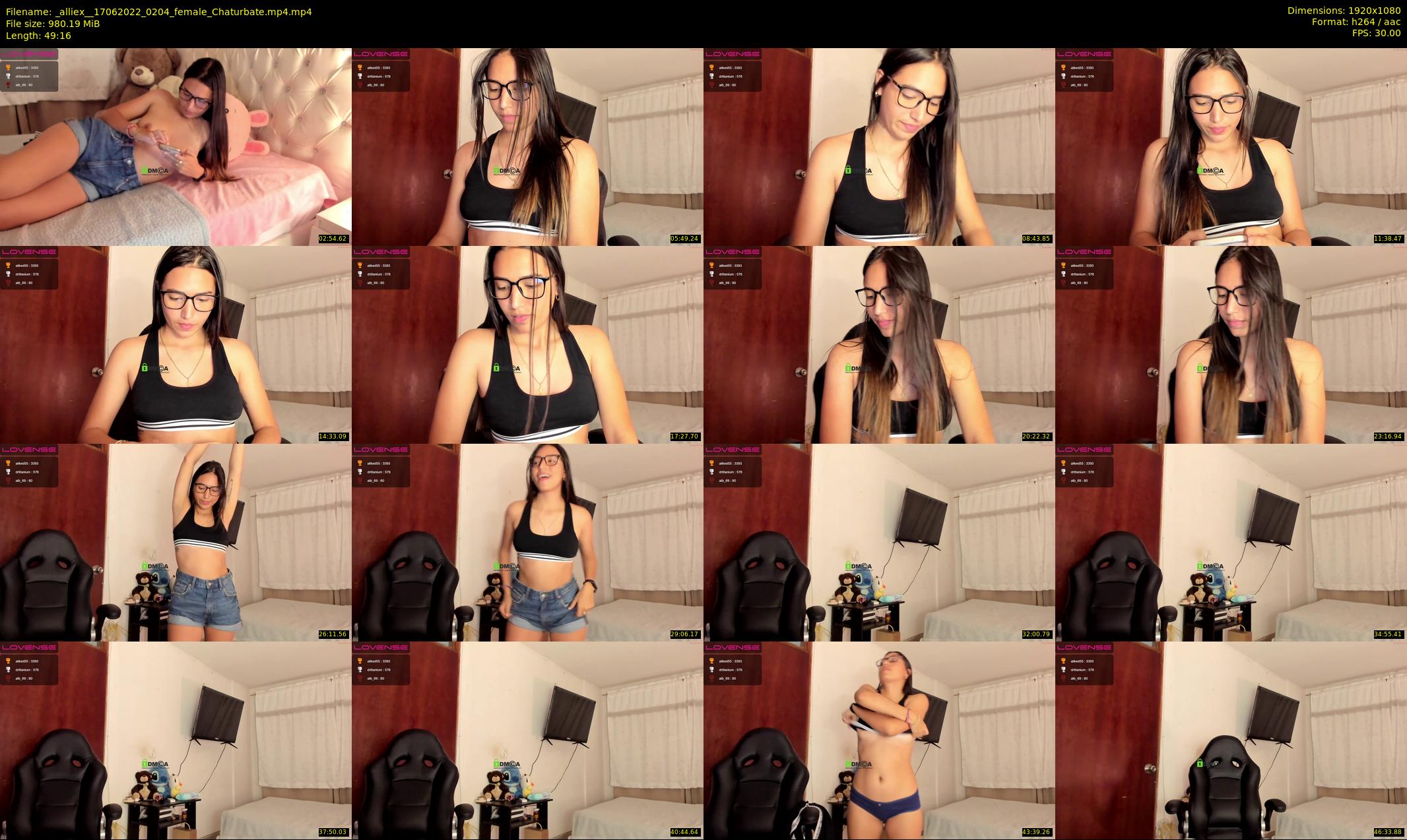 _alliex_ — 50 minute Chaturbate female cam show recording, 1080p, Jun 17, 2022