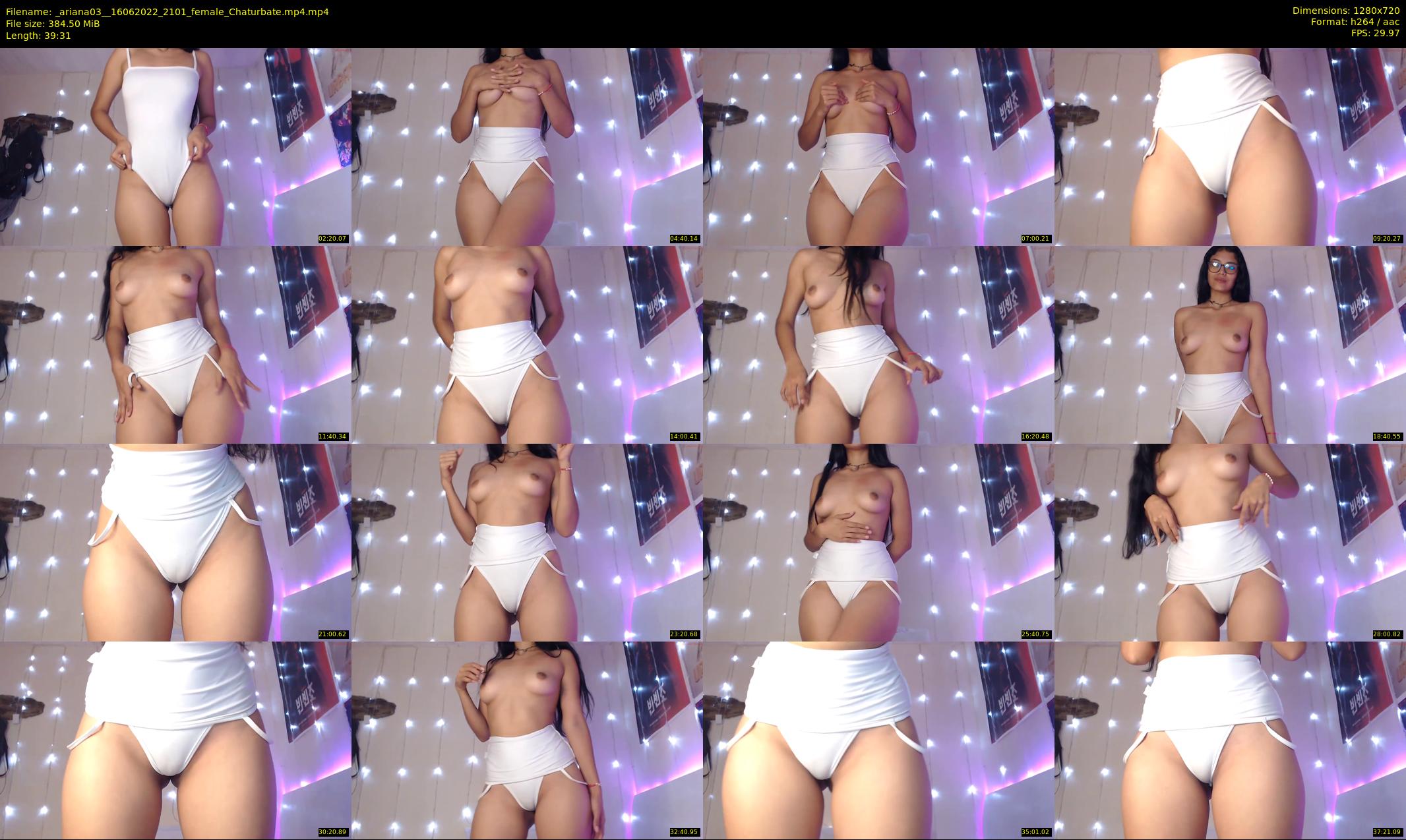 _ariana03_ — 40 minute Chaturbate female cam show recording, 720p, Jun 16, 2022
