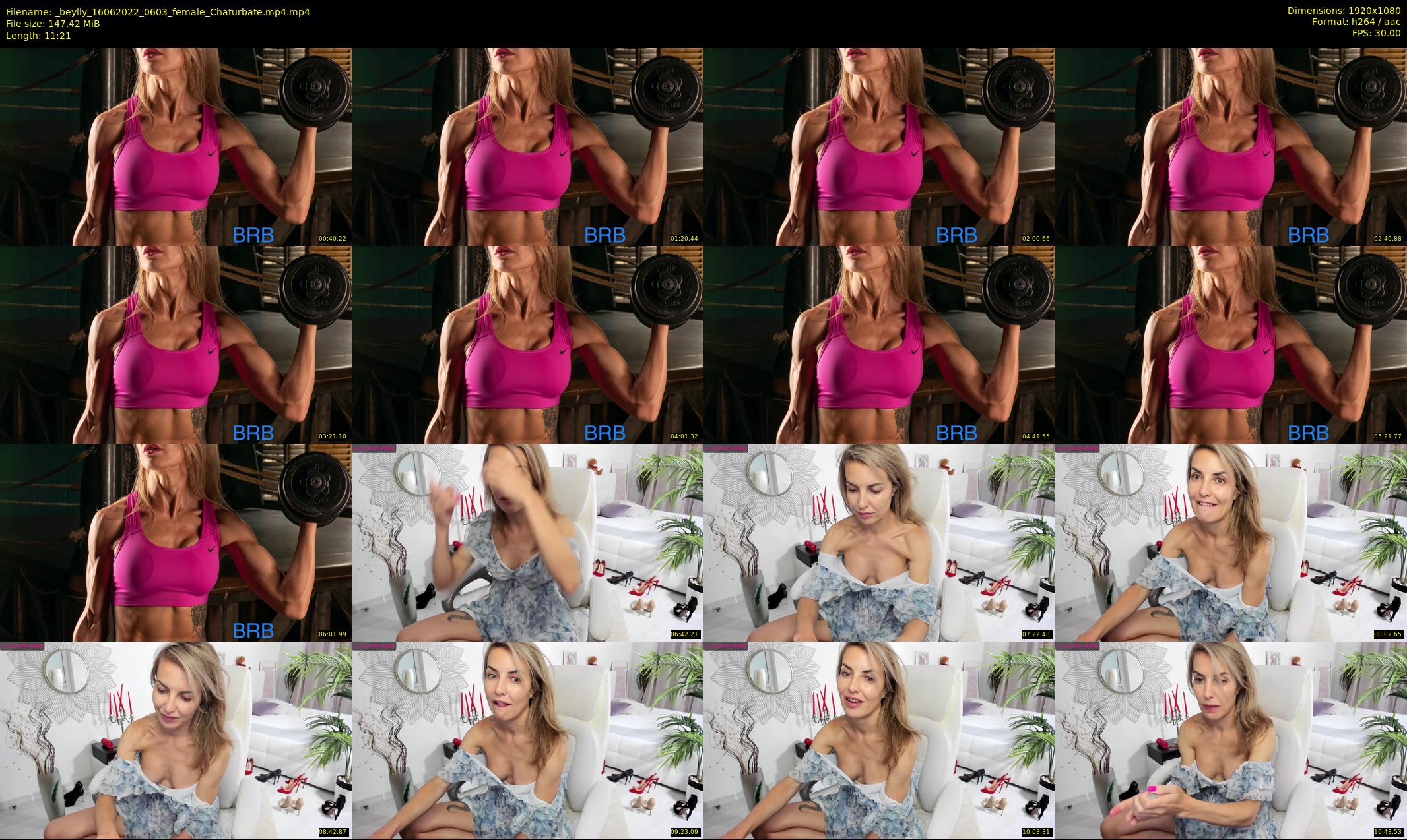 _beylly — 12 minute Chaturbate female cam show recording, 1080p, Jun 16, 2022