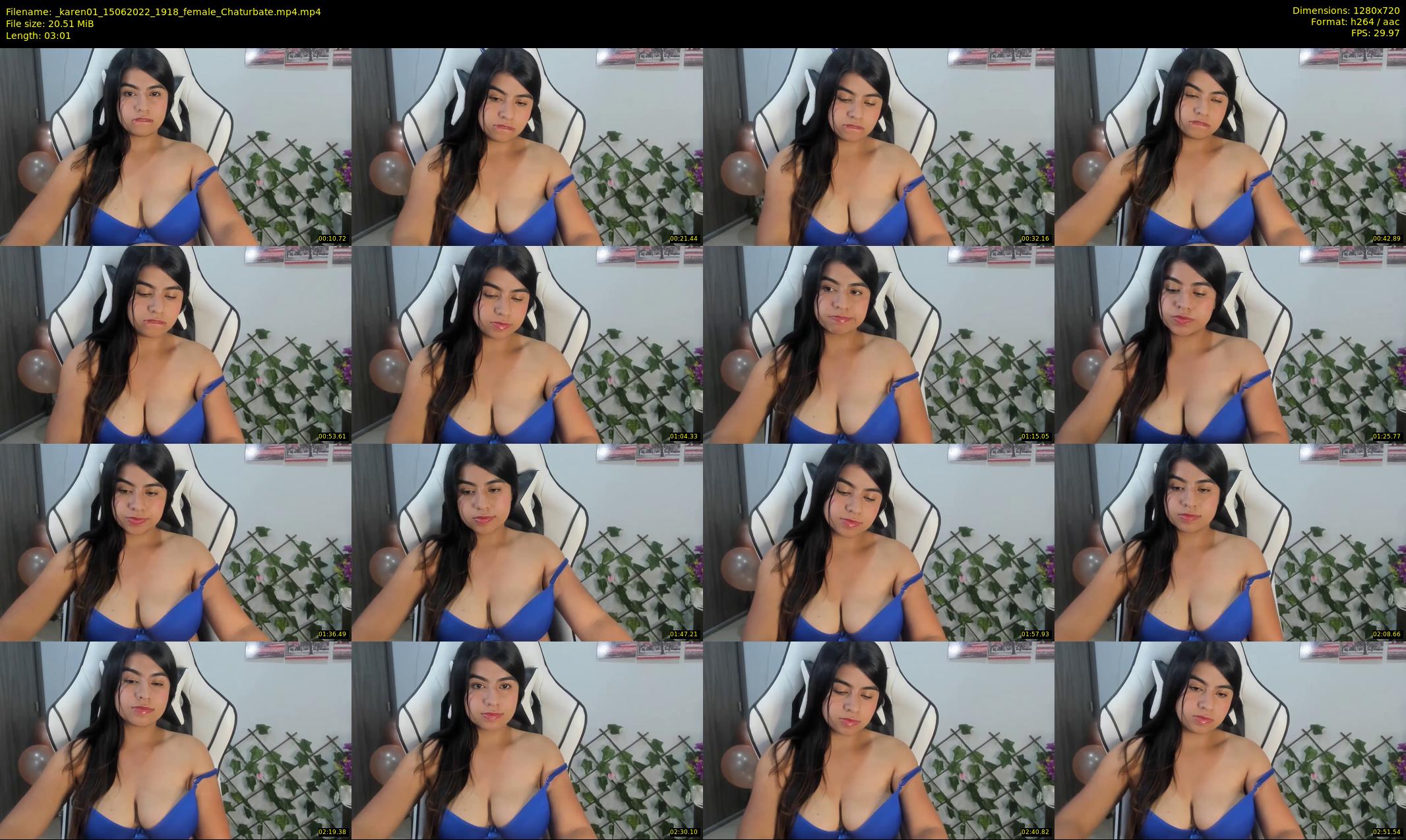 _karen01 — 4 minute Chaturbate female cam show recording, 720p, Jun 15, 2022