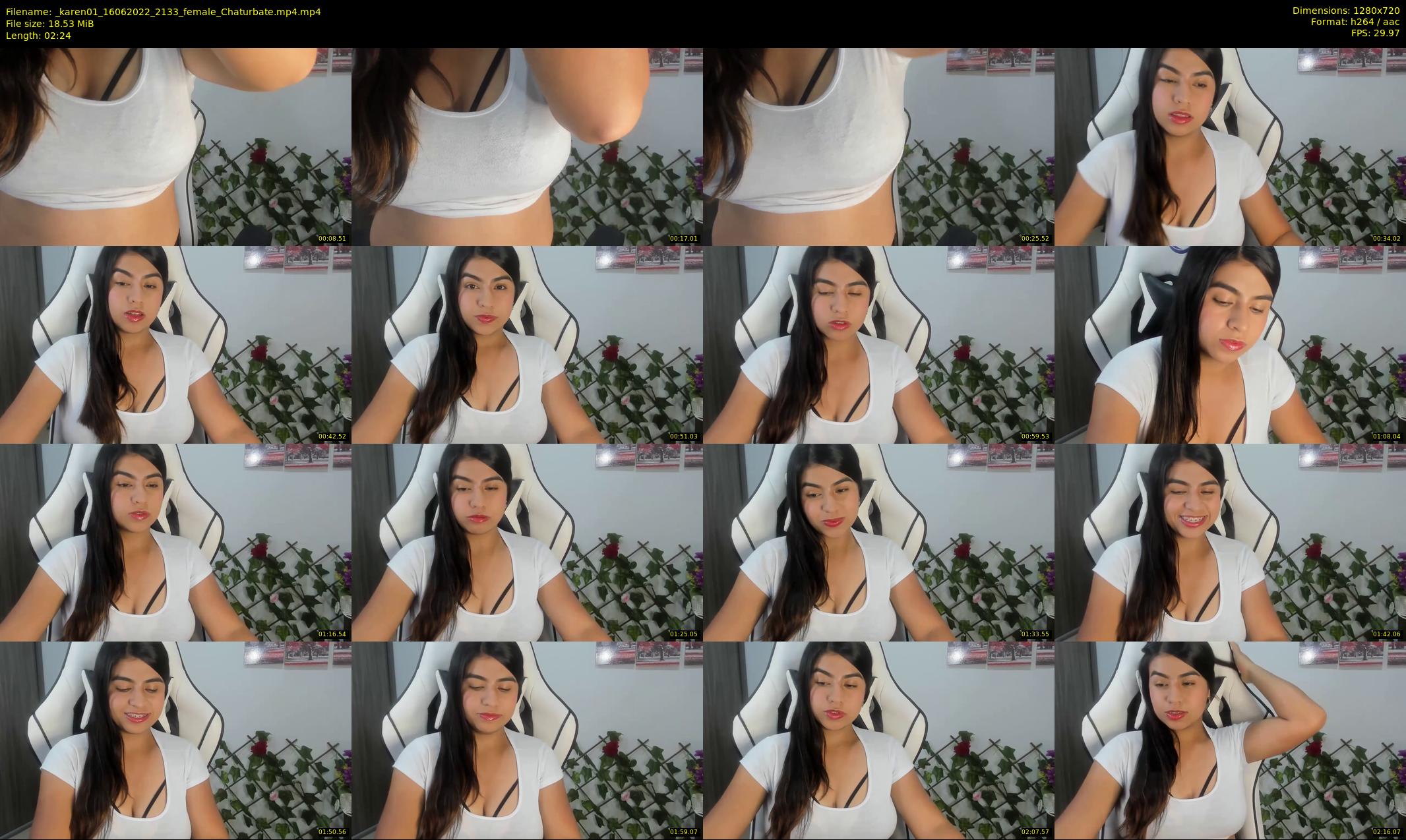 _karen01 — 3 minute Chaturbate female cam show recording, 720p, Jun 16, 2022