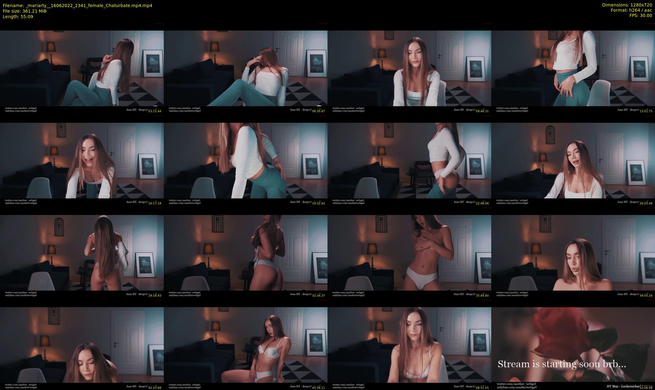 _mariarty_ — 56 minute Chaturbate female cam show recording, 720p, Jun 16, 2022