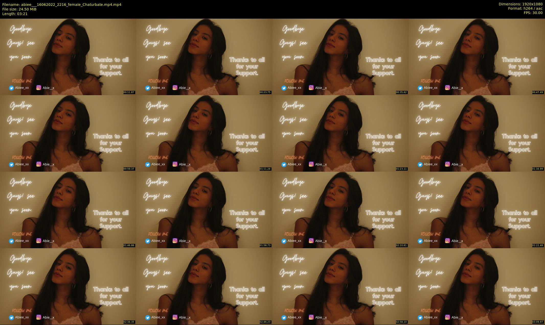 abiee__ — 4 minute Chaturbate female cam show recording, 1080p, Jun 16, 2022