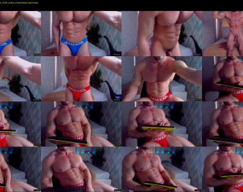 adam_muscle_ — 54 minute Chaturbate male cam show recording, 1080p, Jun 16, 2022