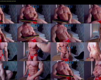 adam_muscle_ — 55 minute Chaturbate male cam show recording, 1080p, Jun 16, 2022