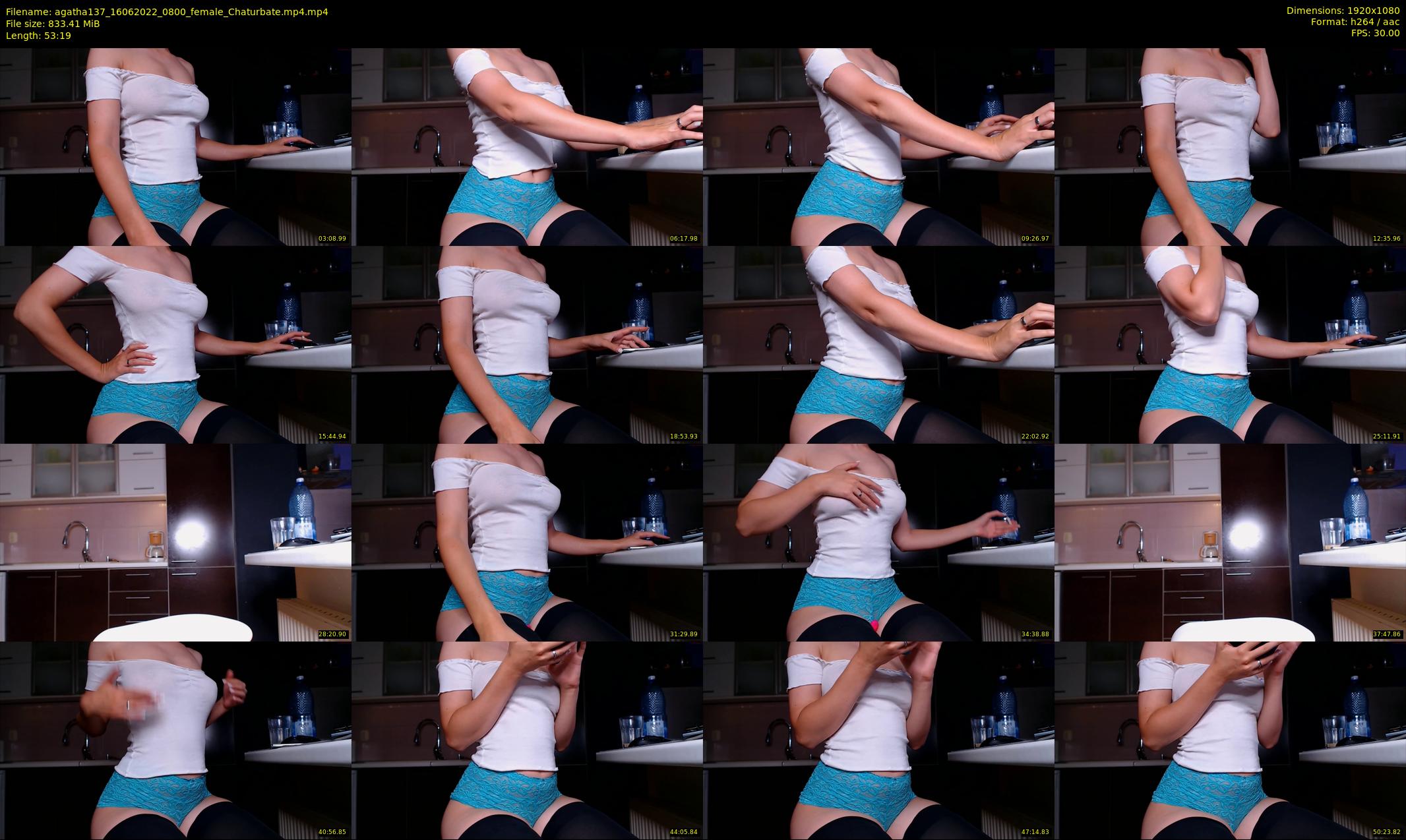 agatha137 — 54 minute Chaturbate female cam show recording, 1080p, Jun 16, 2022