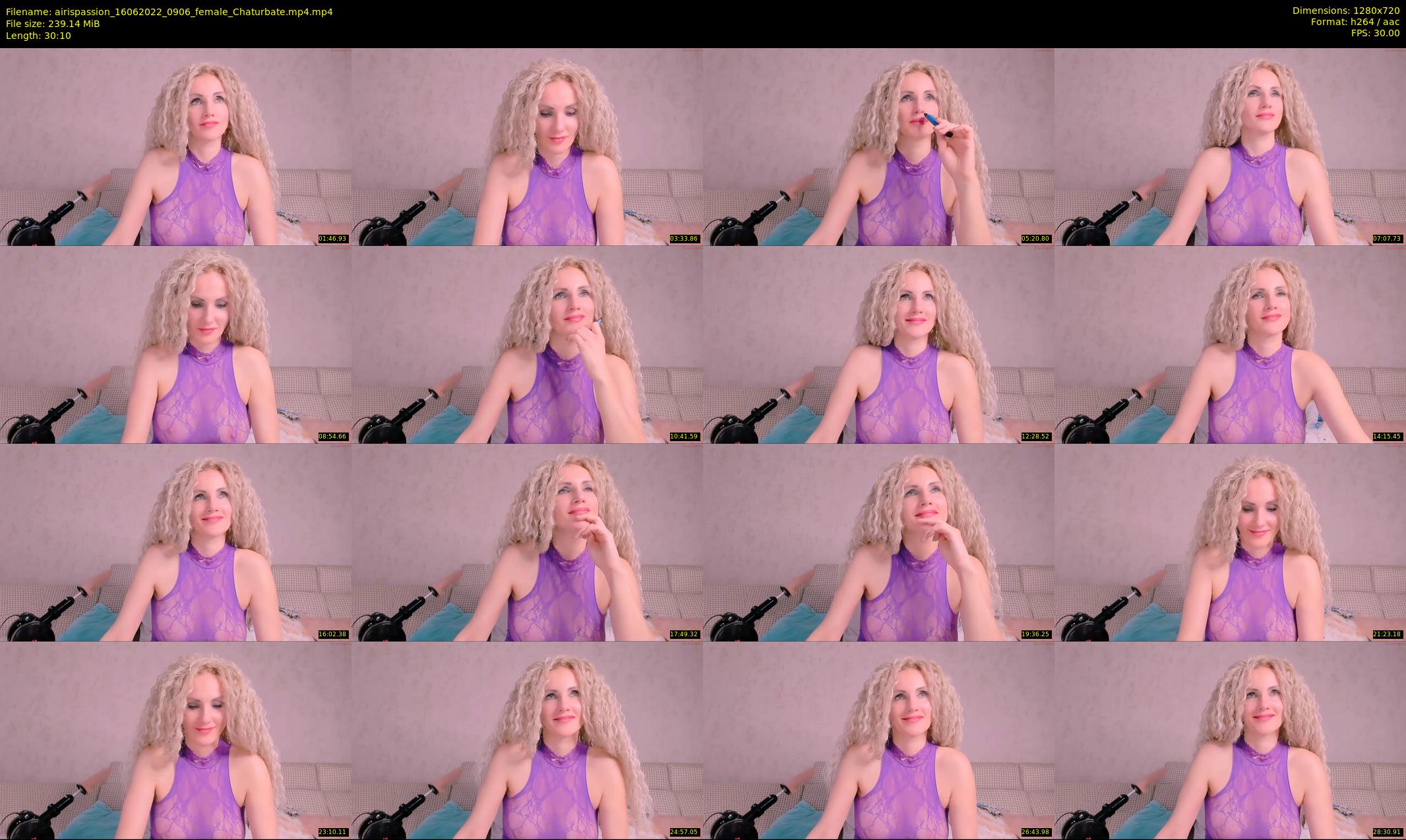 airispassion — 31 minute Chaturbate female cam show recording, 720p, Jun 16, 2022