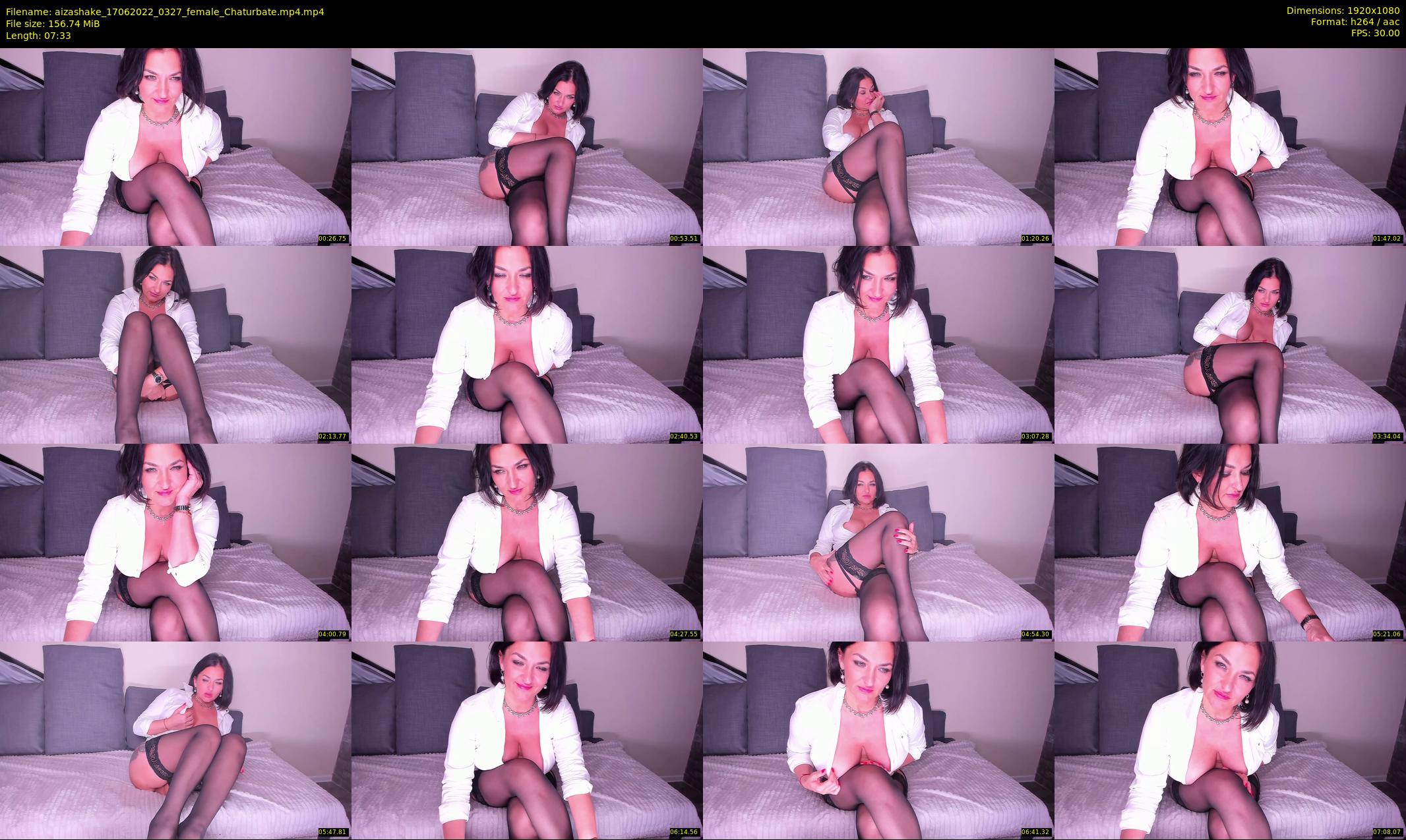 aizashake — 8 minute Chaturbate female cam show recording, 1080p, Jun 17, 2022