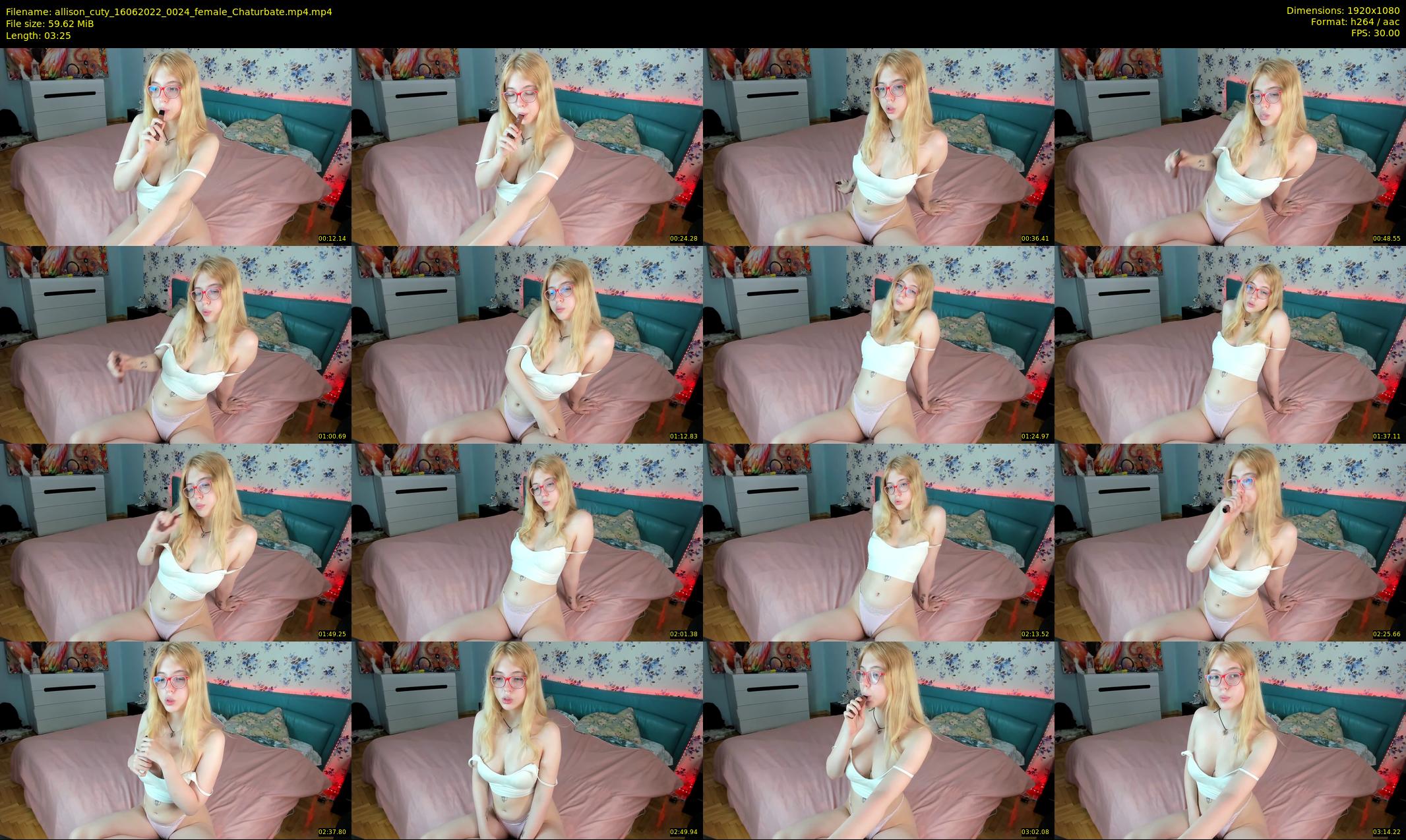 allison_cuty — 4 minute Chaturbate female cam show recording, 1080p, Jun 16, 2022