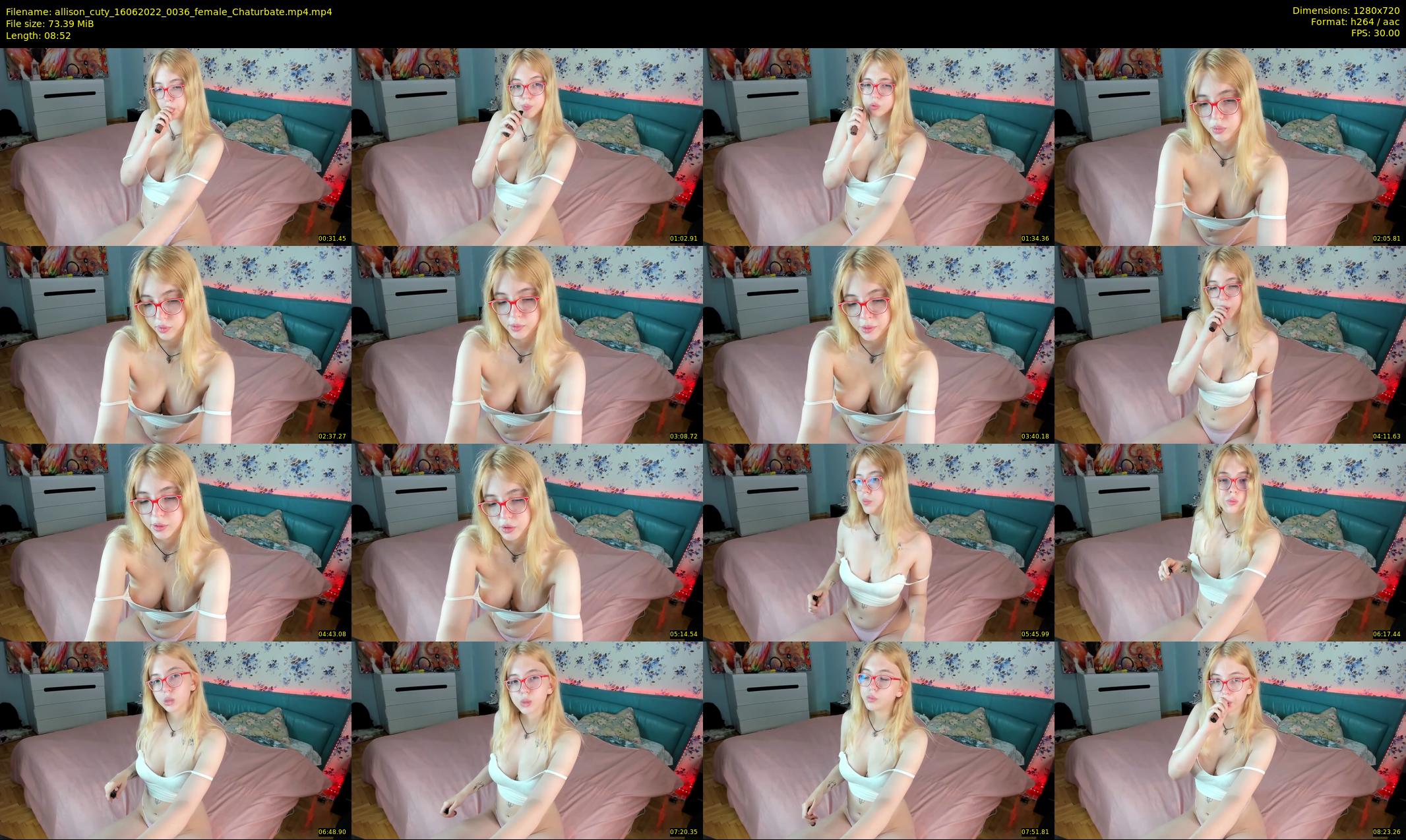 allison_cuty — 9 minute Chaturbate female cam show recording, 720p, Jun 16, 2022