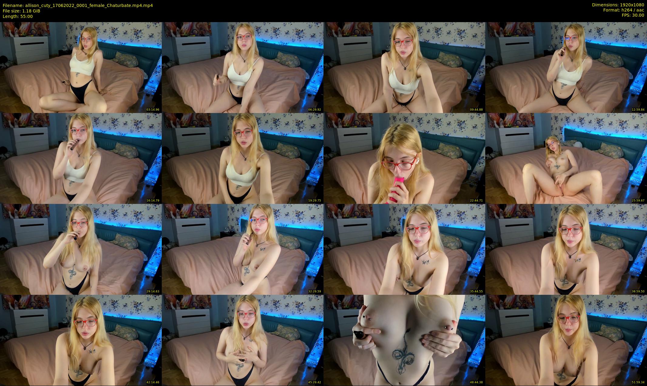 allison_cuty — 55 minute Chaturbate female cam show recording, 1080p, Jun 17, 2022