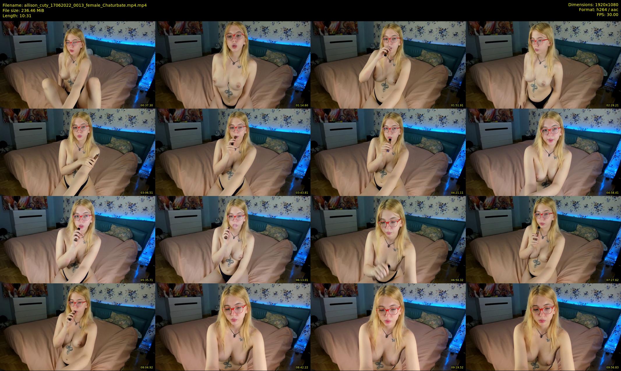 allison_cuty — 11 minute Chaturbate female cam show recording, 1080p, Jun 17, 2022