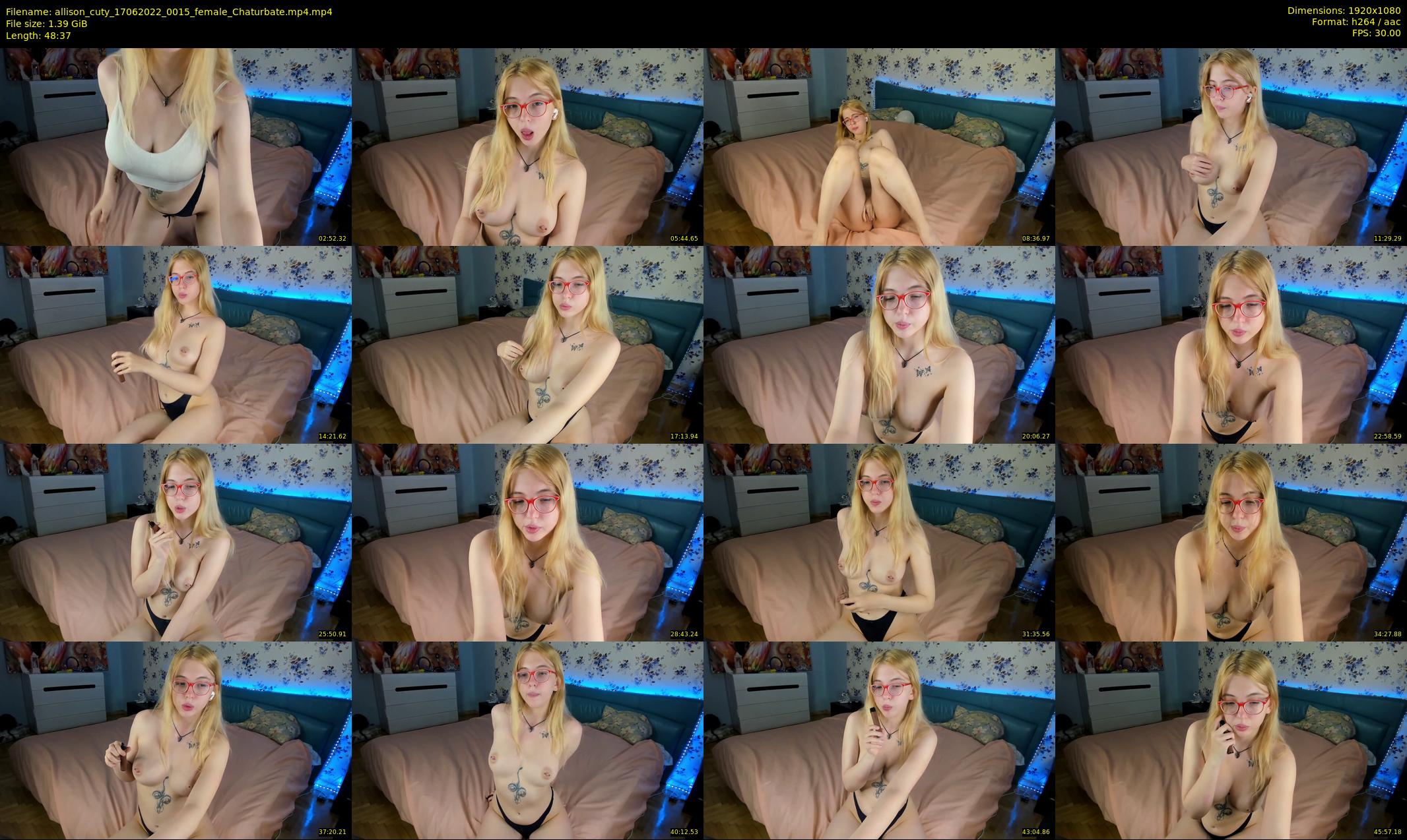 allison_cuty — 49 minute Chaturbate female cam show recording, 1080p, Jun 17, 2022
