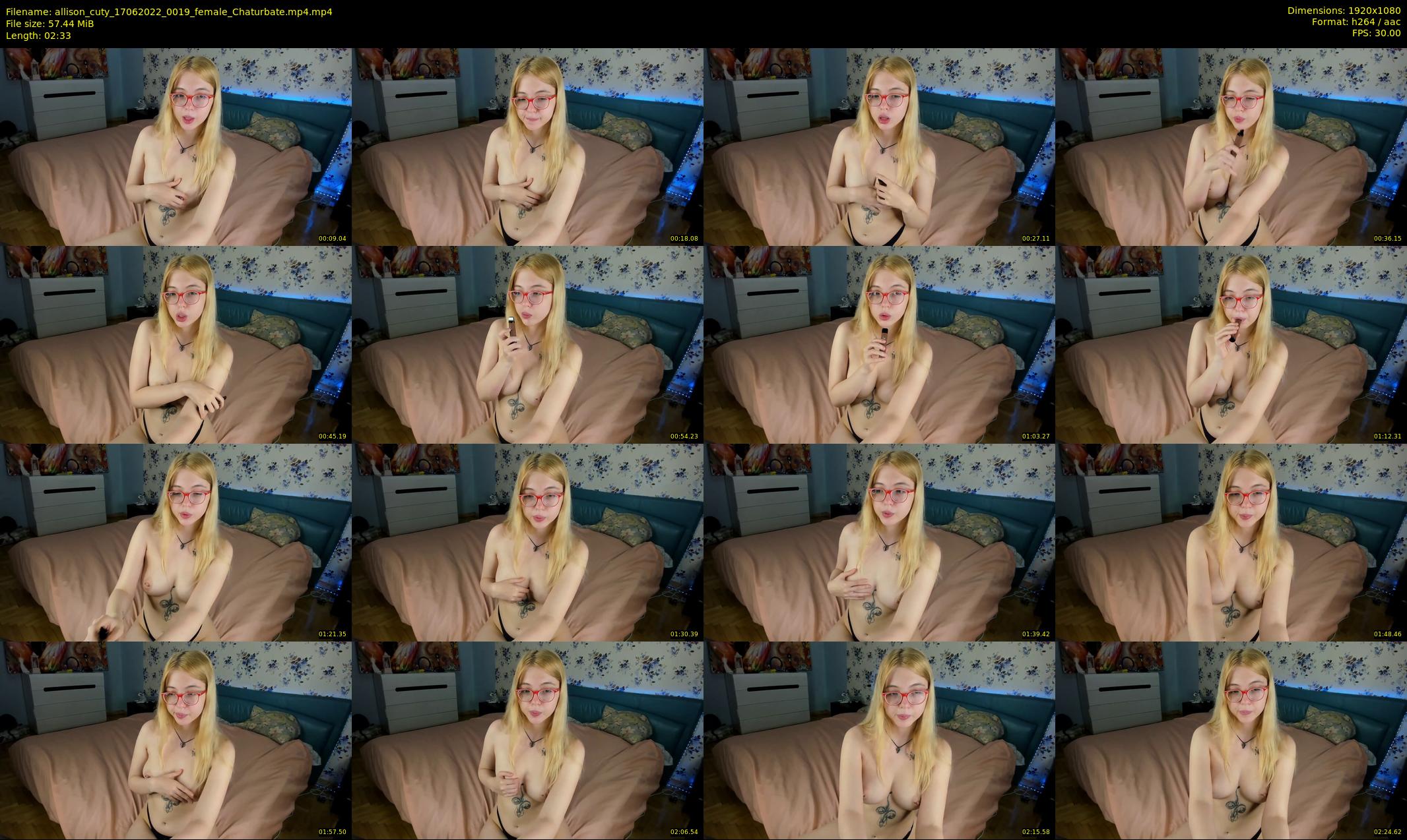 allison_cuty — 3 minute Chaturbate female cam show recording, 1080p, Jun 17, 2022