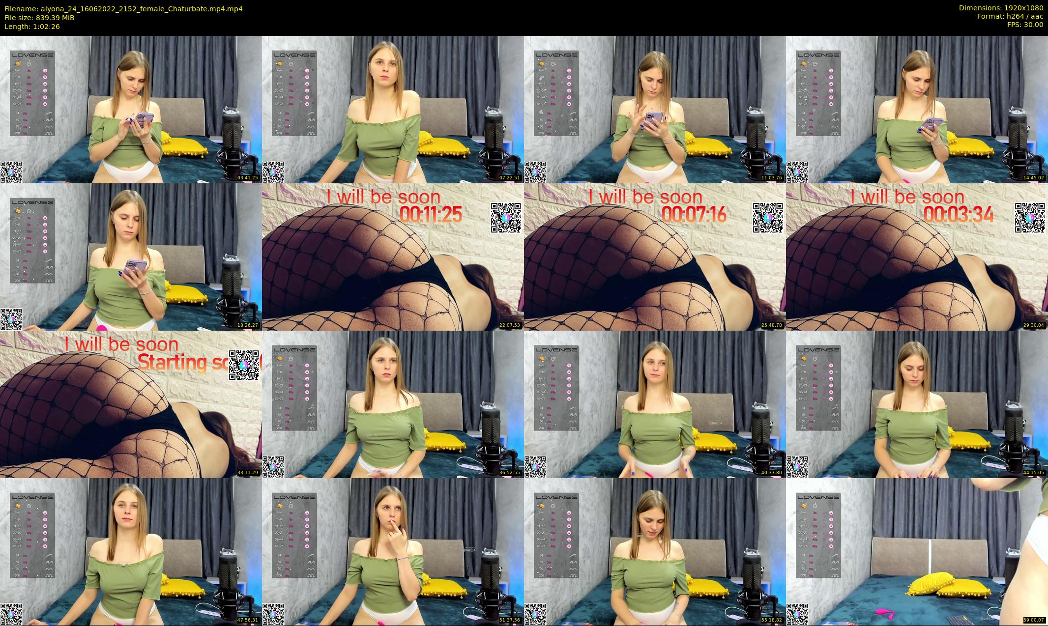 alyona_24 — 63 minute Chaturbate female cam show recording, 1080p, Jun 16, 2022