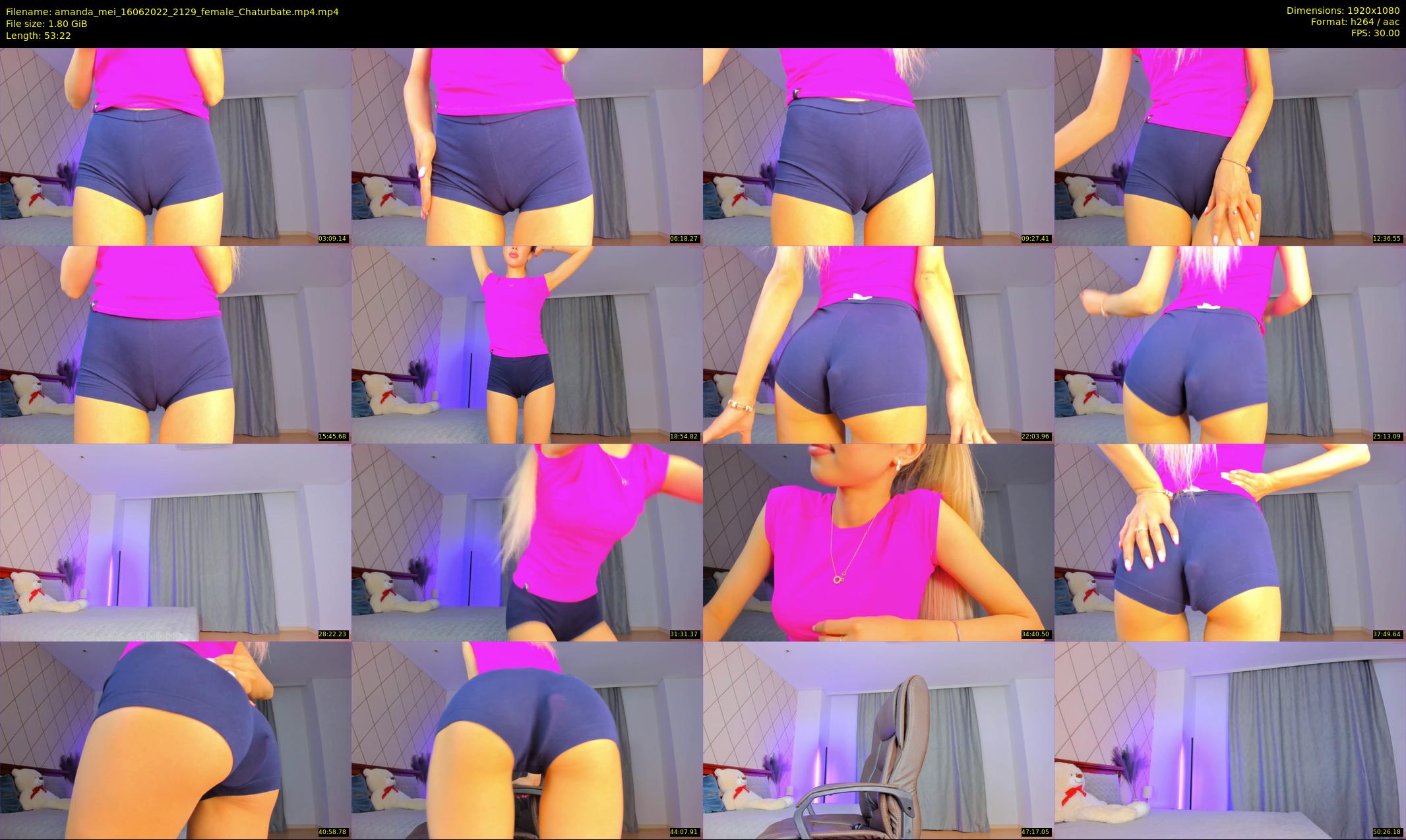 amanda_mei — 54 minute Chaturbate female cam show recording, 1080p, Jun 16, 2022