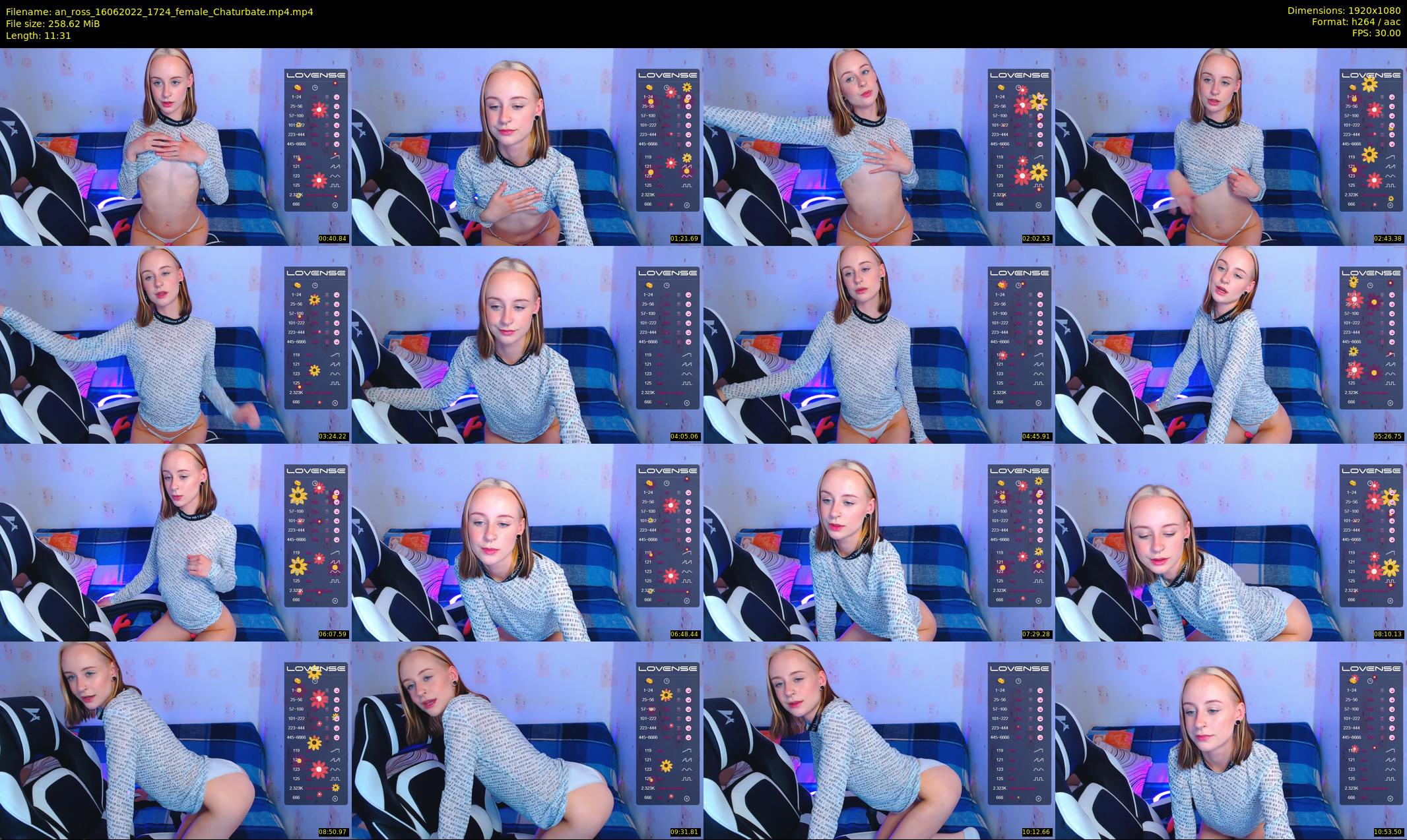 an_ross — 12 minute Chaturbate female cam show recording, 1080p, Jun 16, 2022