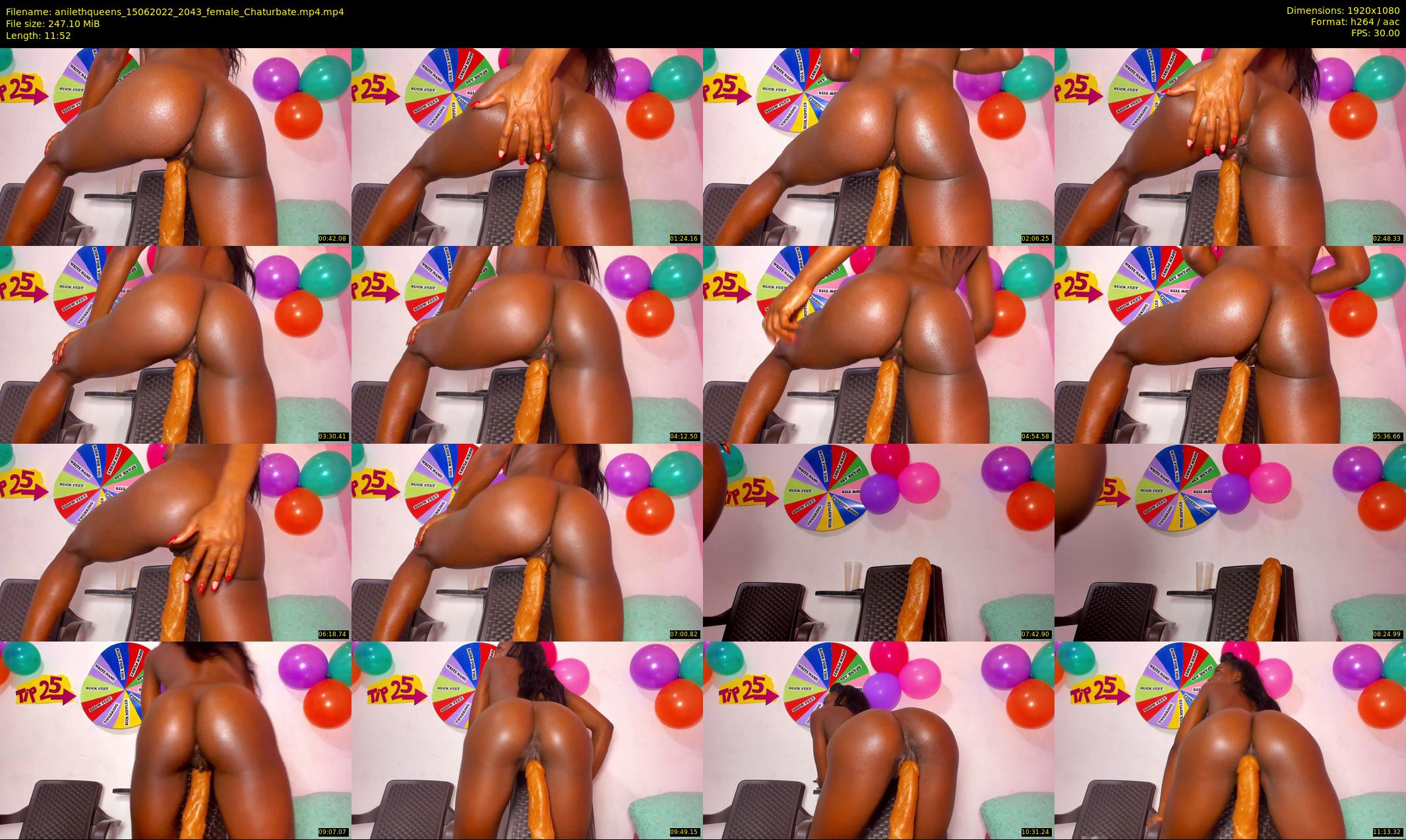 anilethqueens — 12 minute Chaturbate female cam show recording, 1080p, Jun 15, 2022