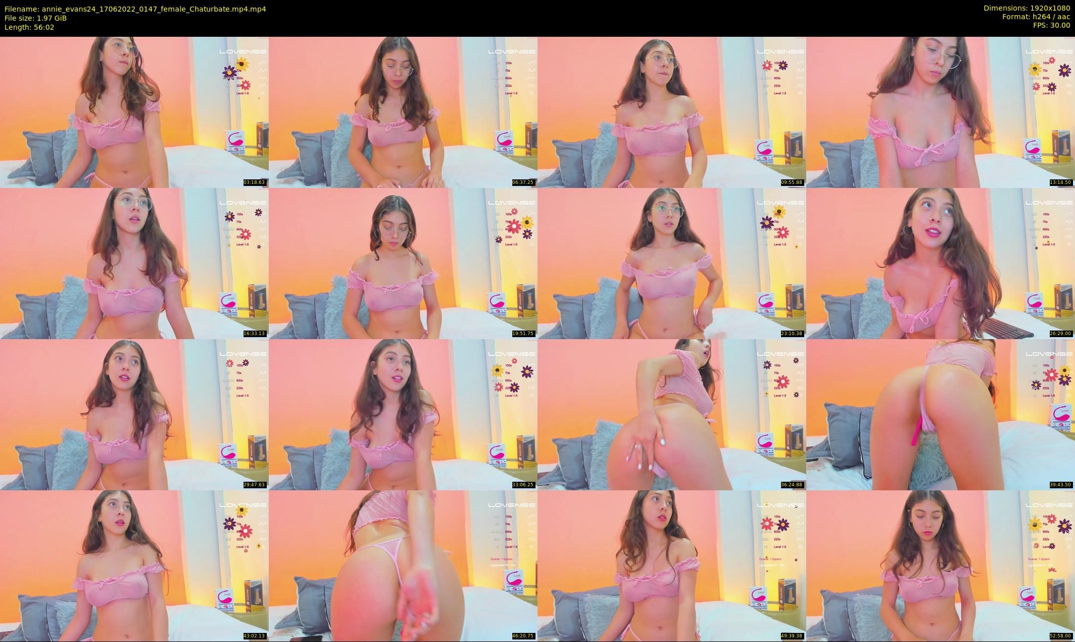 annie_evans24 — 57 minute Chaturbate female cam show recording, 1080p, Jun 17, 2022