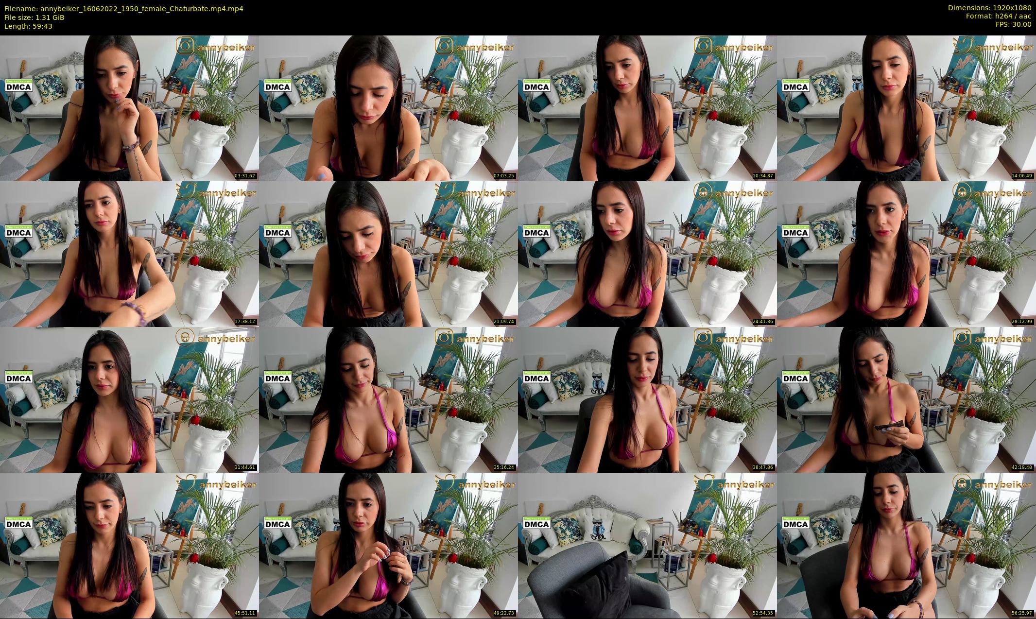 annybeiker — 60 minute Chaturbate female cam show recording, 1080p, Jun 16, 2022