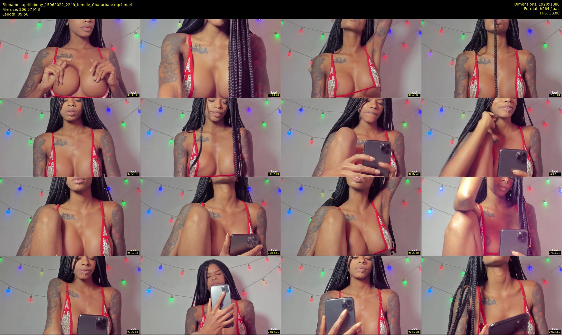 aprillebony — 10 minute Chaturbate female cam show recording, 1080p, Jun 15, 2022