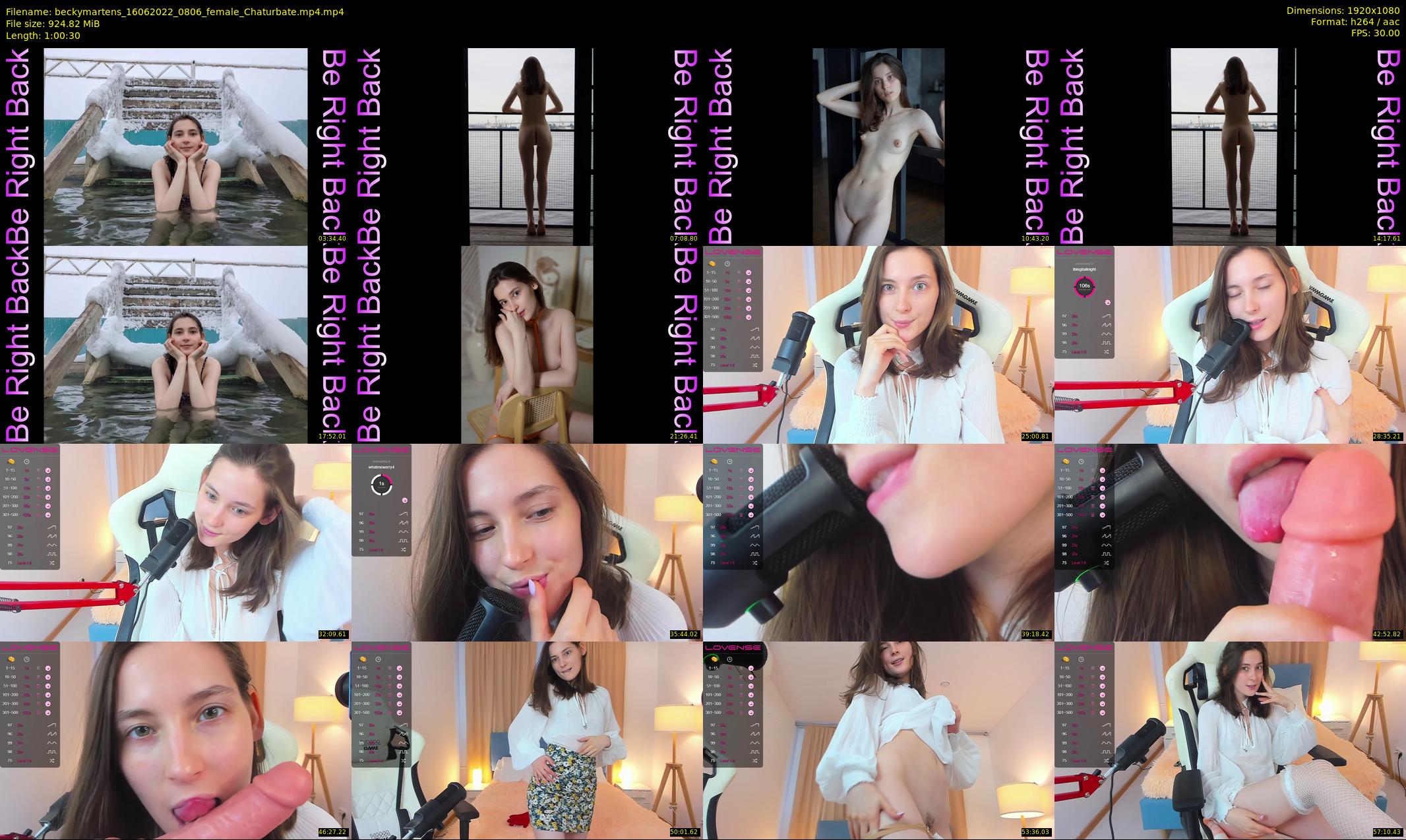 beckymartens — 61 minute Chaturbate female cam show recording, 1080p, Jun 16, 2022