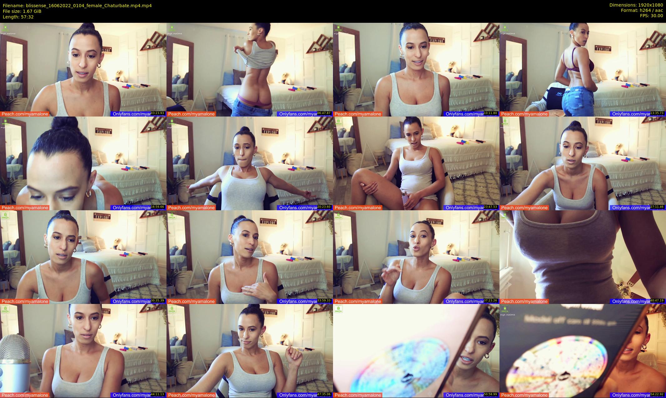 blissense — 58 minute Chaturbate female cam show recording, 1080p, Jun 16, 2022