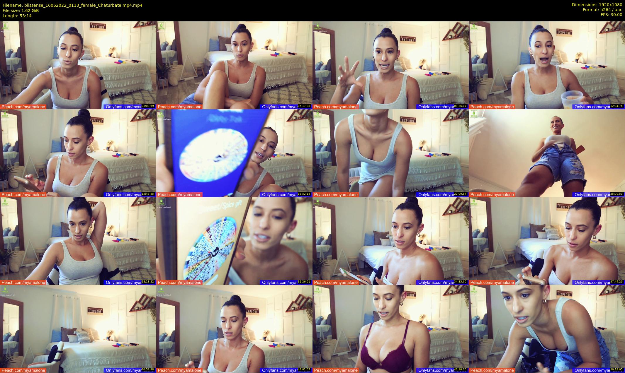 blissense — 54 minute Chaturbate female cam show recording, 1080p, Jun 16, 2022