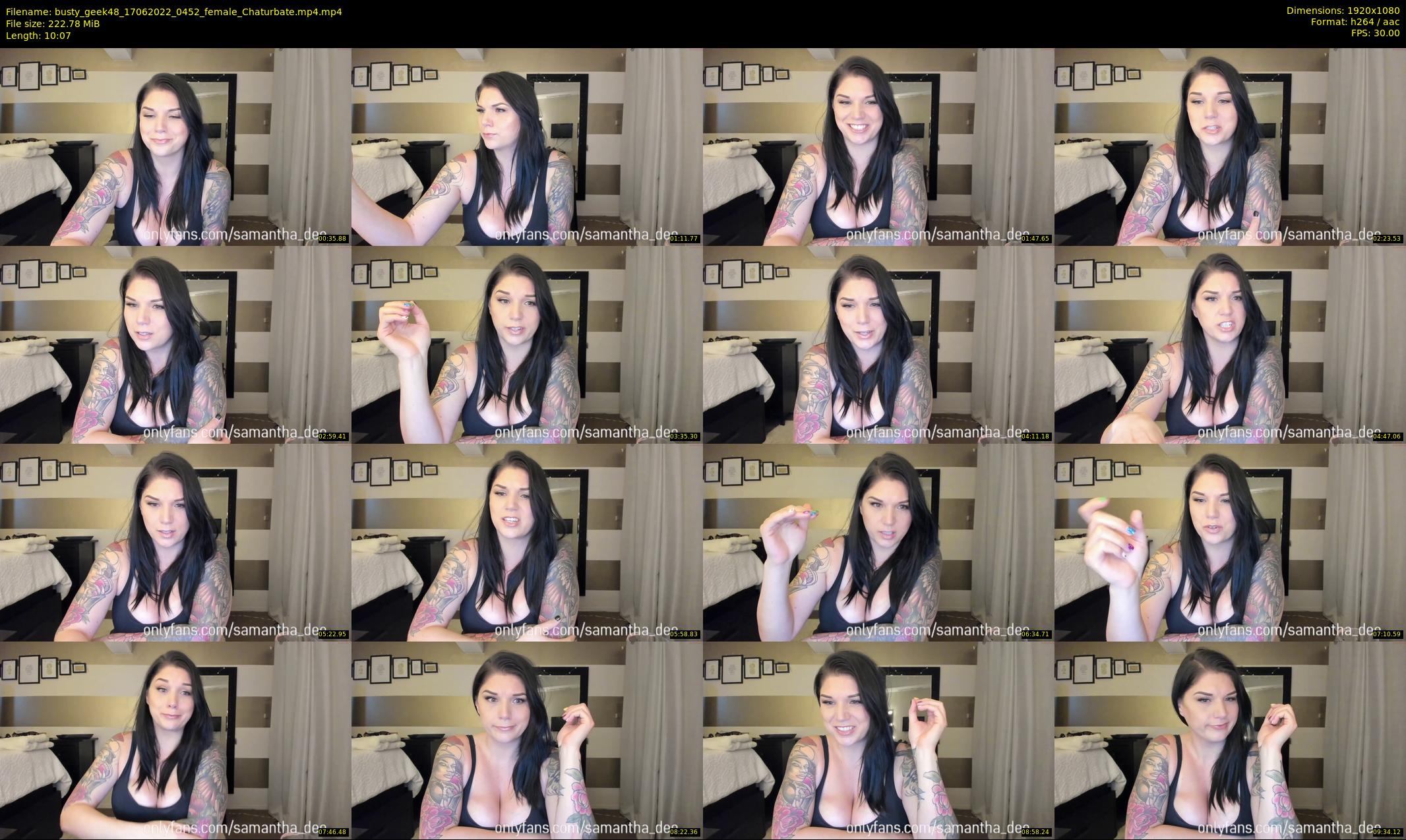 busty_geek48 — 11 minute Chaturbate female cam show recording, 1080p, Jun 17, 2022
