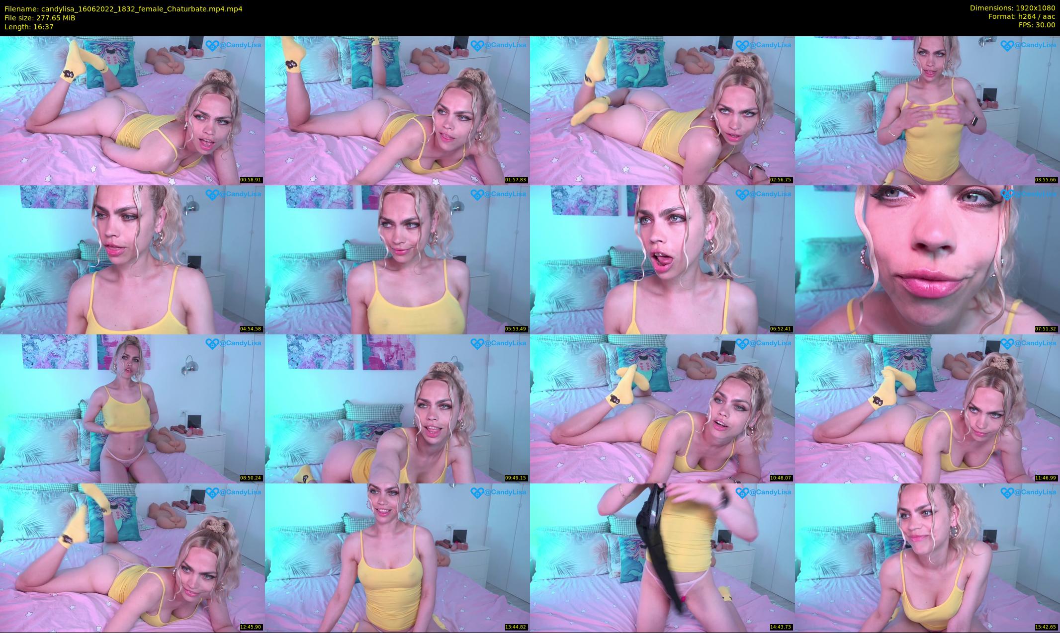 candylisa — 17 minute Chaturbate female cam show recording, 1080p, Jun 16, 2022