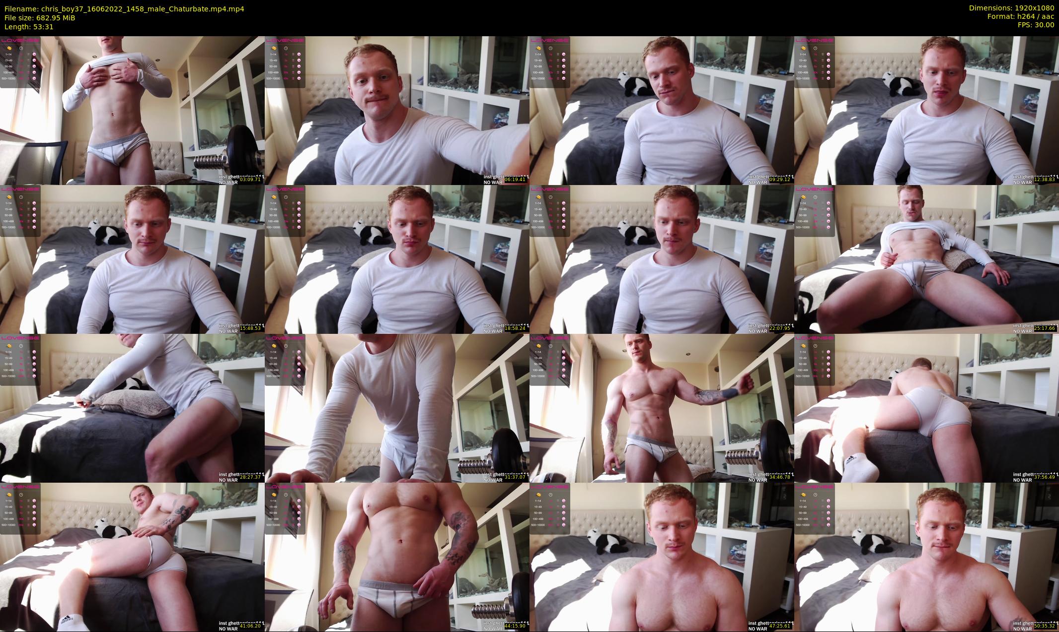 chris_boy37 — 54 minute Chaturbate male cam show recording, 1080p, Jun 16, 2022