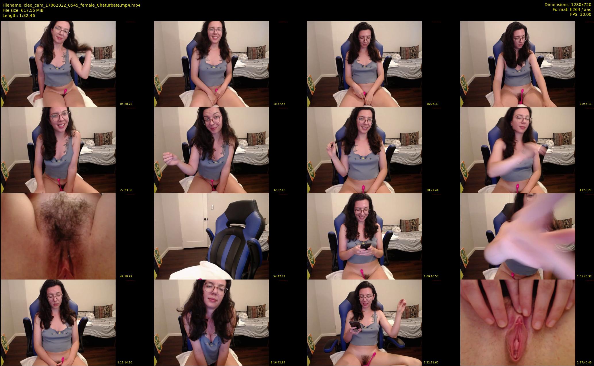 cleo_cam — 93 minute Chaturbate female cam show recording, 720p, Jun 17, 2022