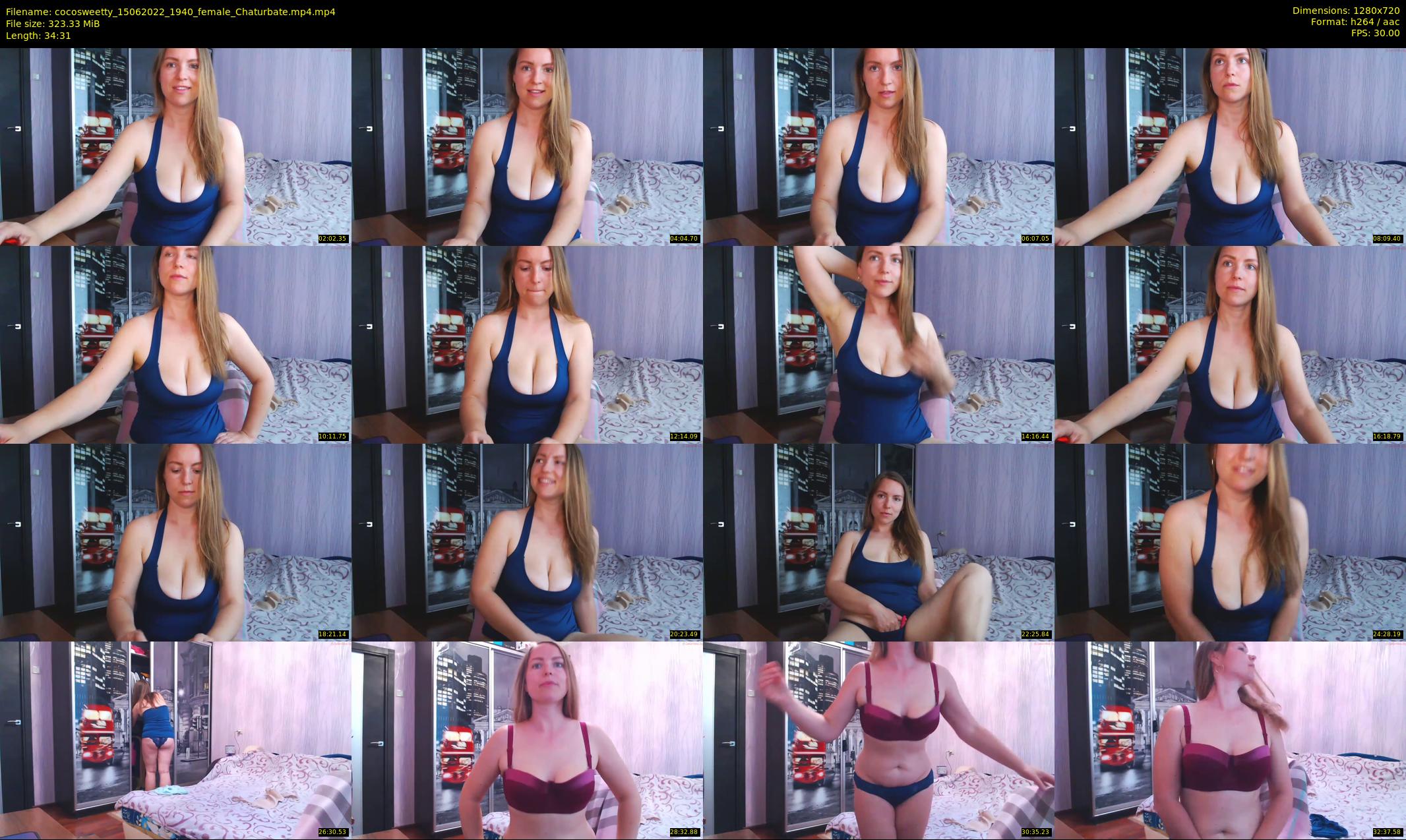 cocosweetty — 35 minute Chaturbate female cam show recording, 720p, Jun 15, 2022