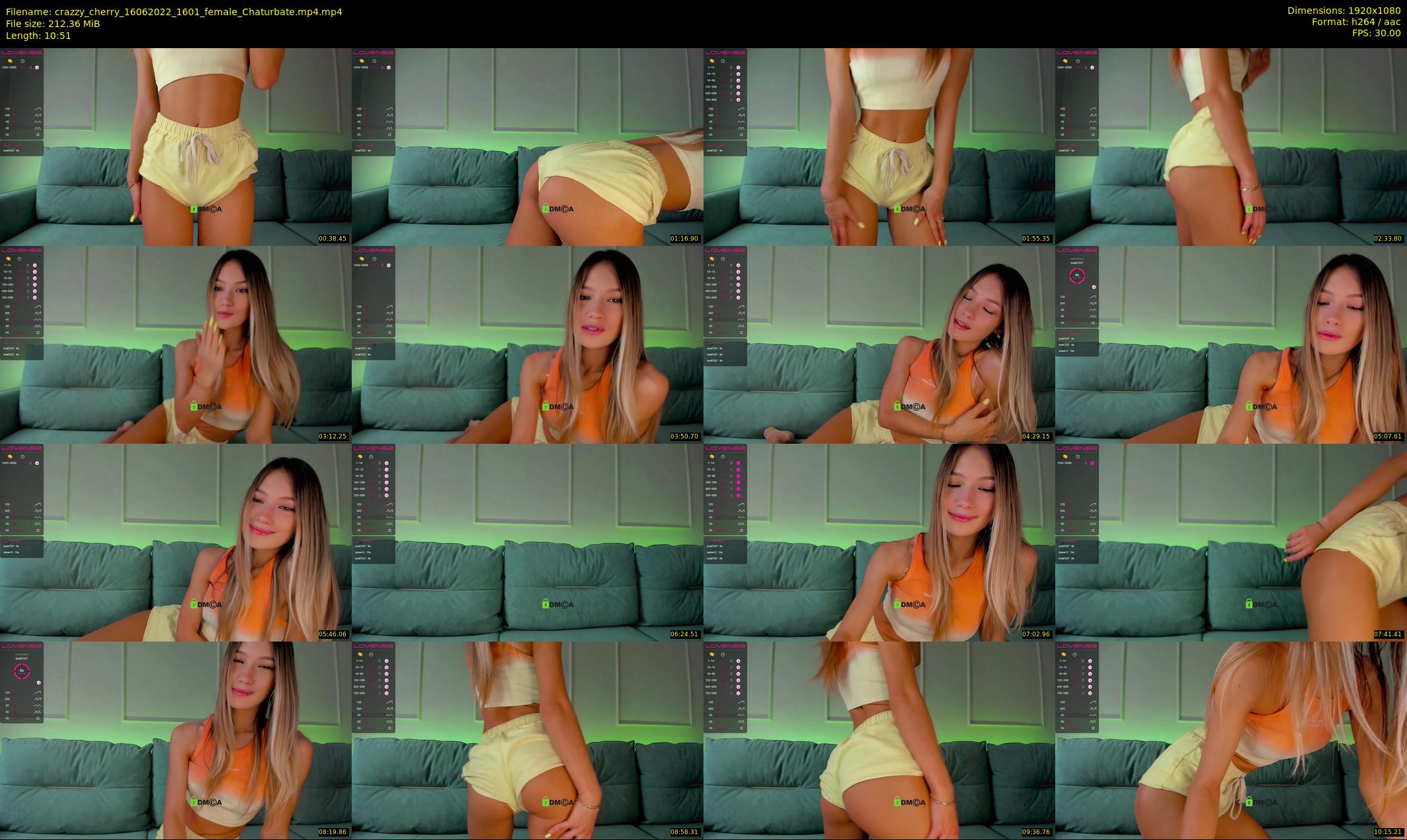crazzy_cherry — 11 minute Chaturbate female cam show recording, 1080p, Jun 16, 2022