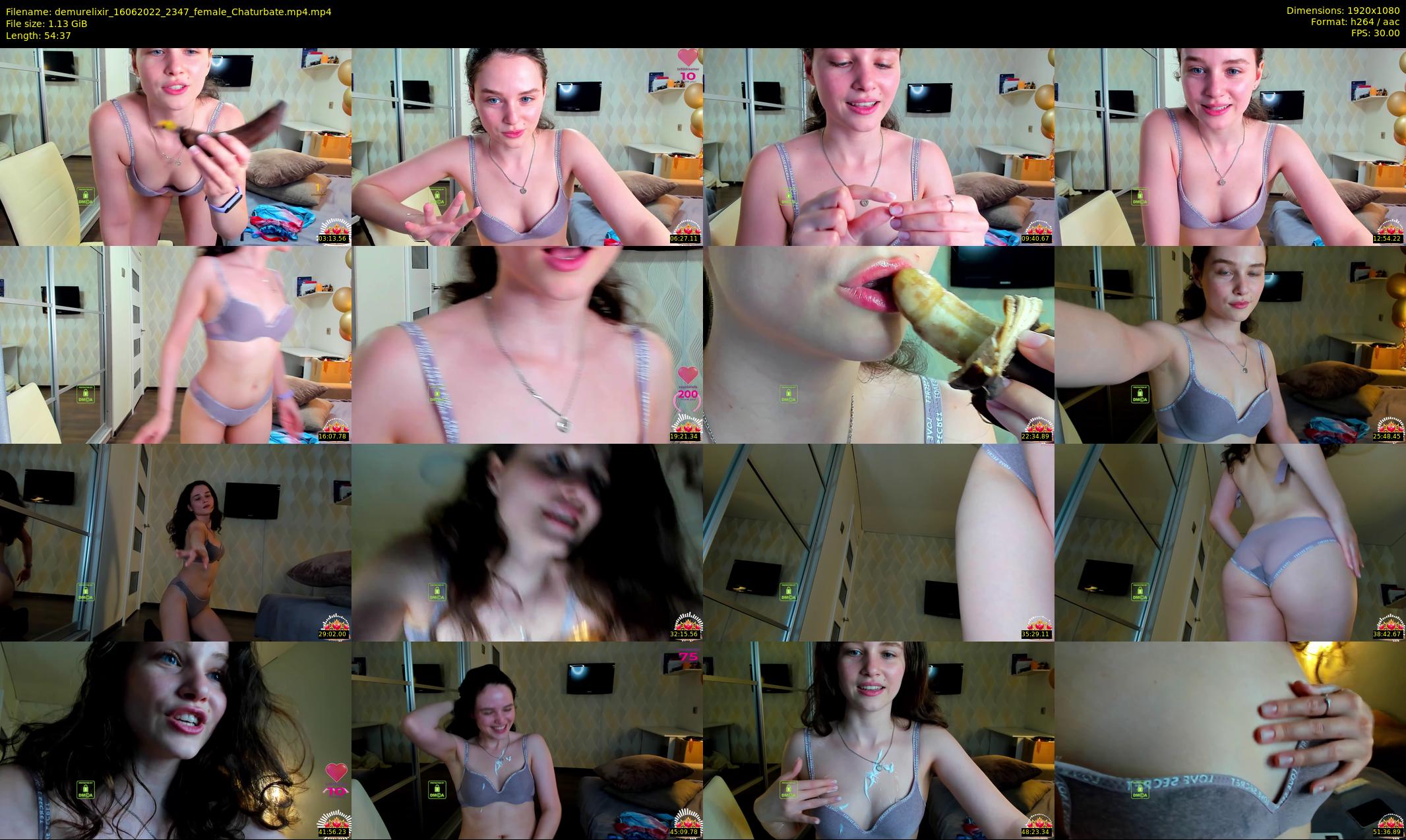 demurelixir — 55 minute Chaturbate female cam show recording, 1080p, Jun 16, 2022
