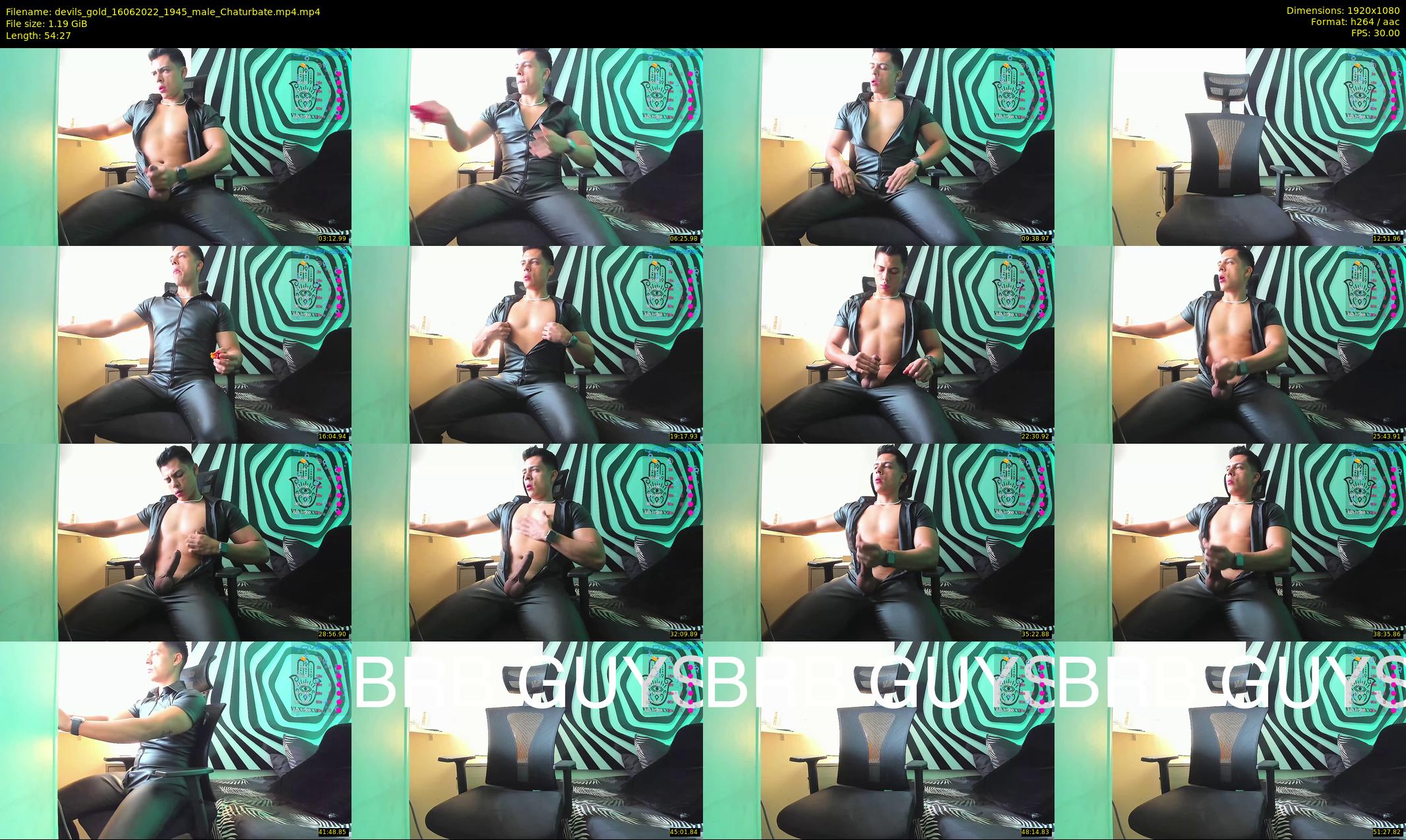 devils_gold — 55 minute Chaturbate male cam show recording, 1080p, Jun 16, 2022