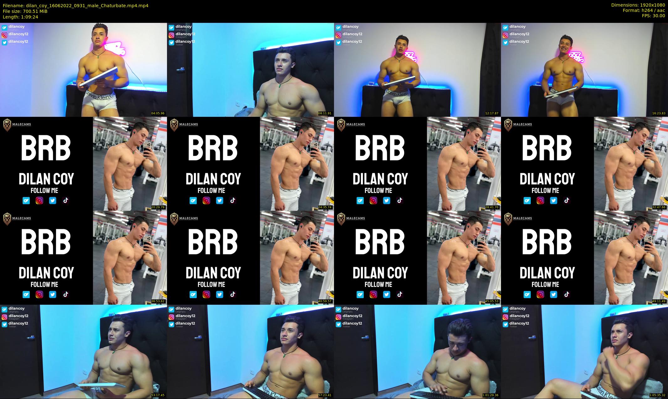 dilan_coy — 70 minute Chaturbate male cam show recording, 1080p, Jun 16, 2022