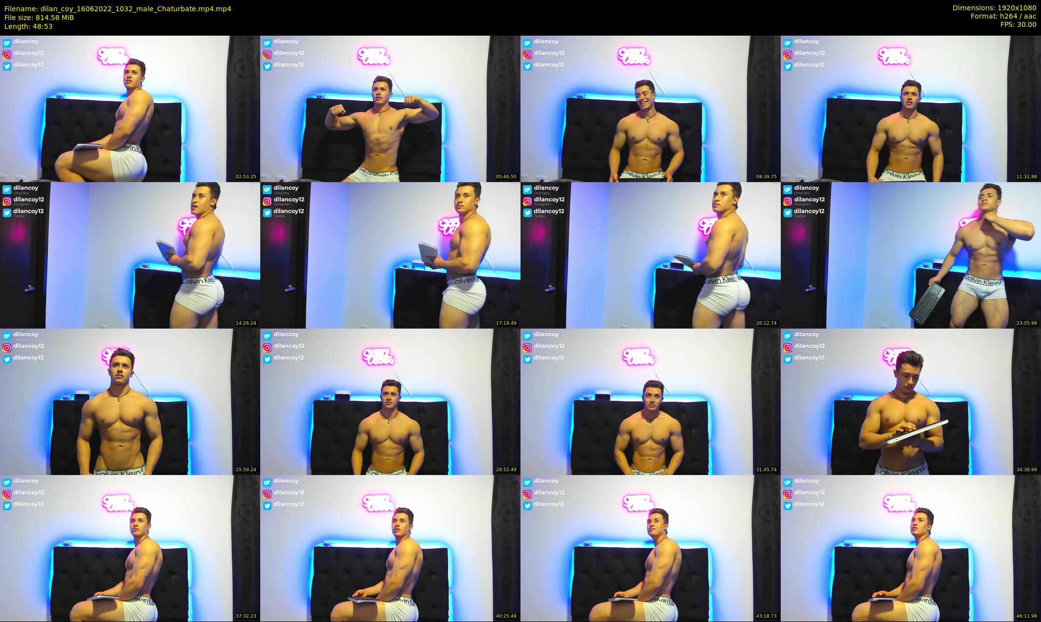 dilan_coy — 49 minute Chaturbate male cam show recording, 1080p, Jun 16, 2022