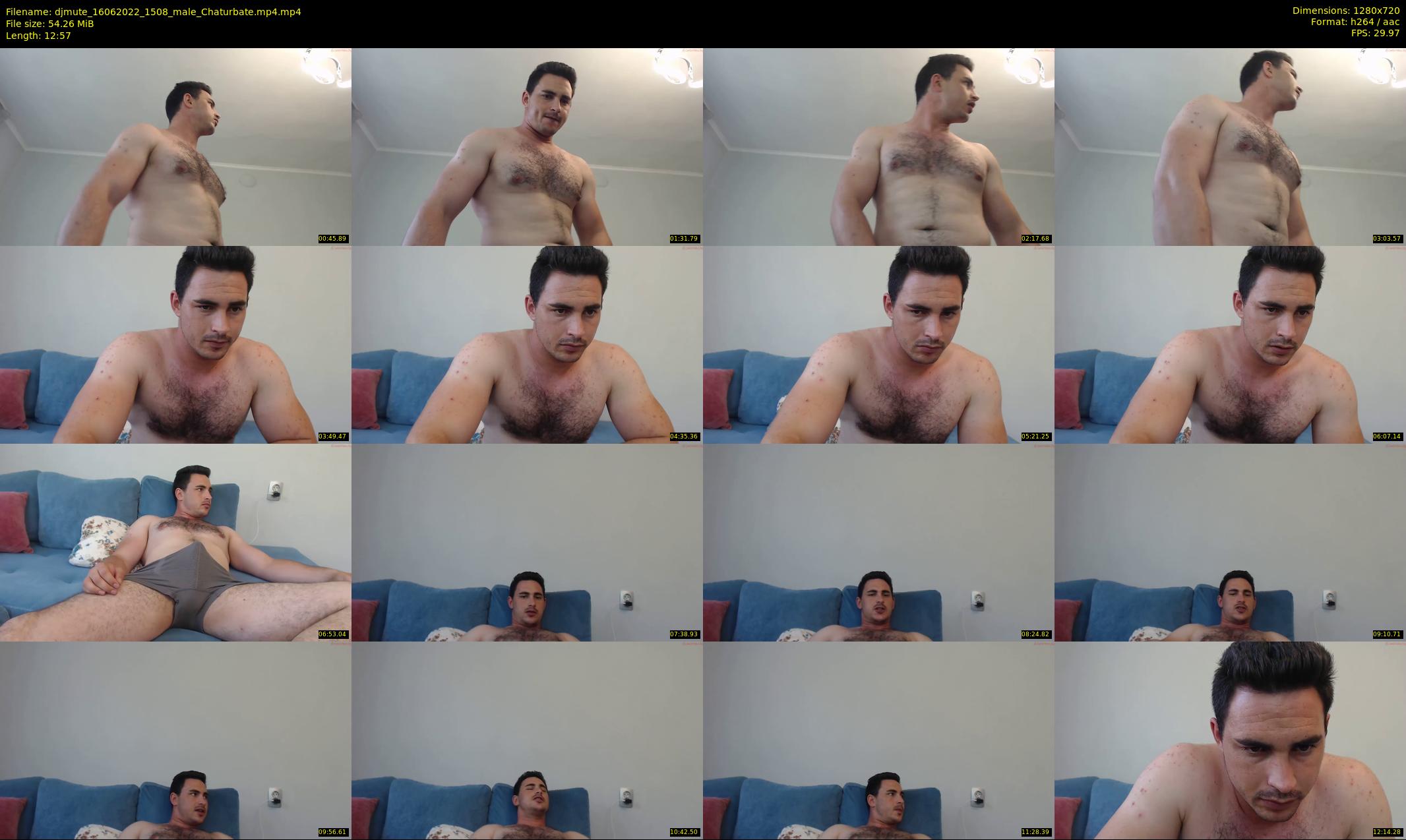 djmute — 13 minute Chaturbate male cam show recording, 720p, Jun 16, 2022