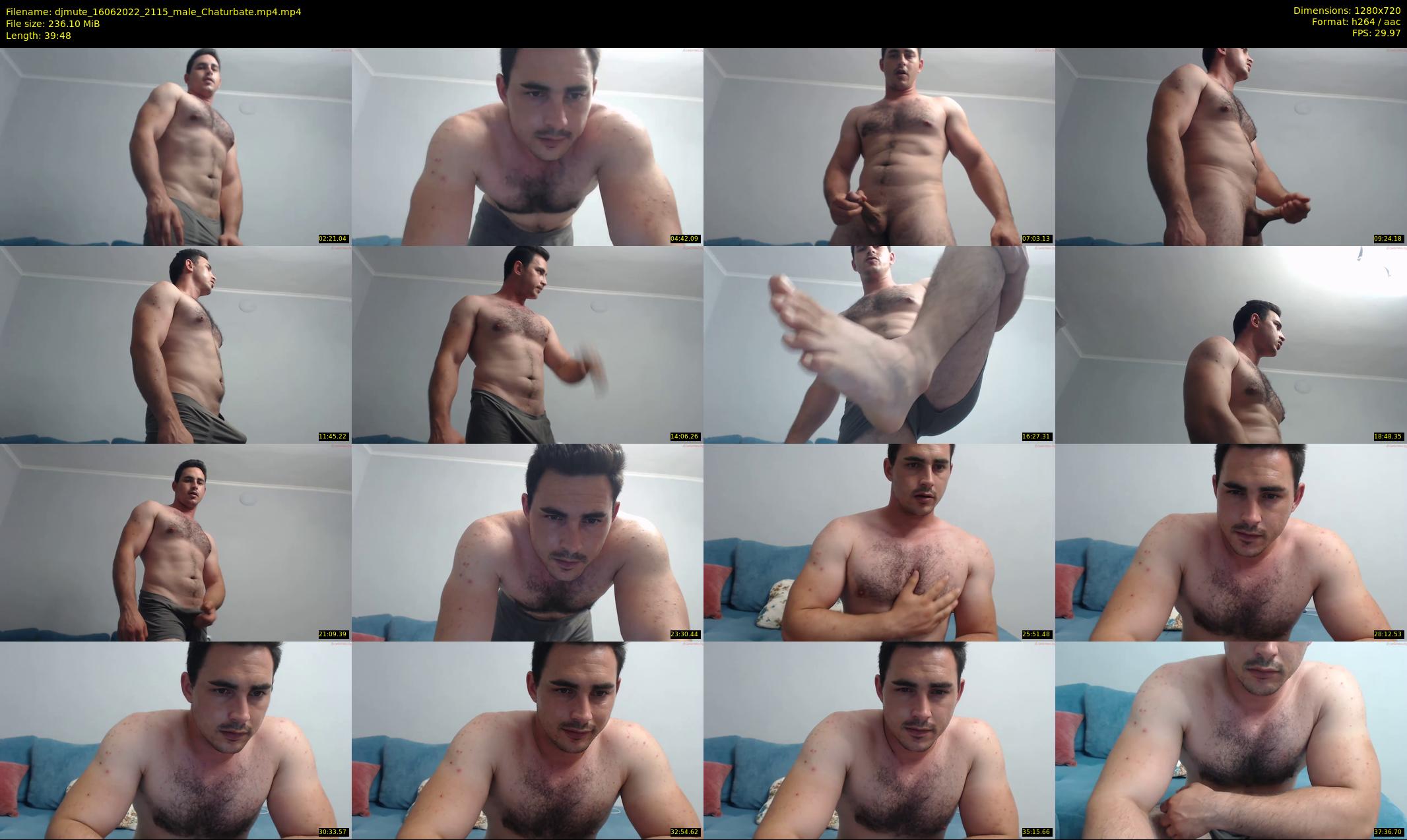 djmute — 40 minute Chaturbate male cam show recording, 720p, Jun 16, 2022