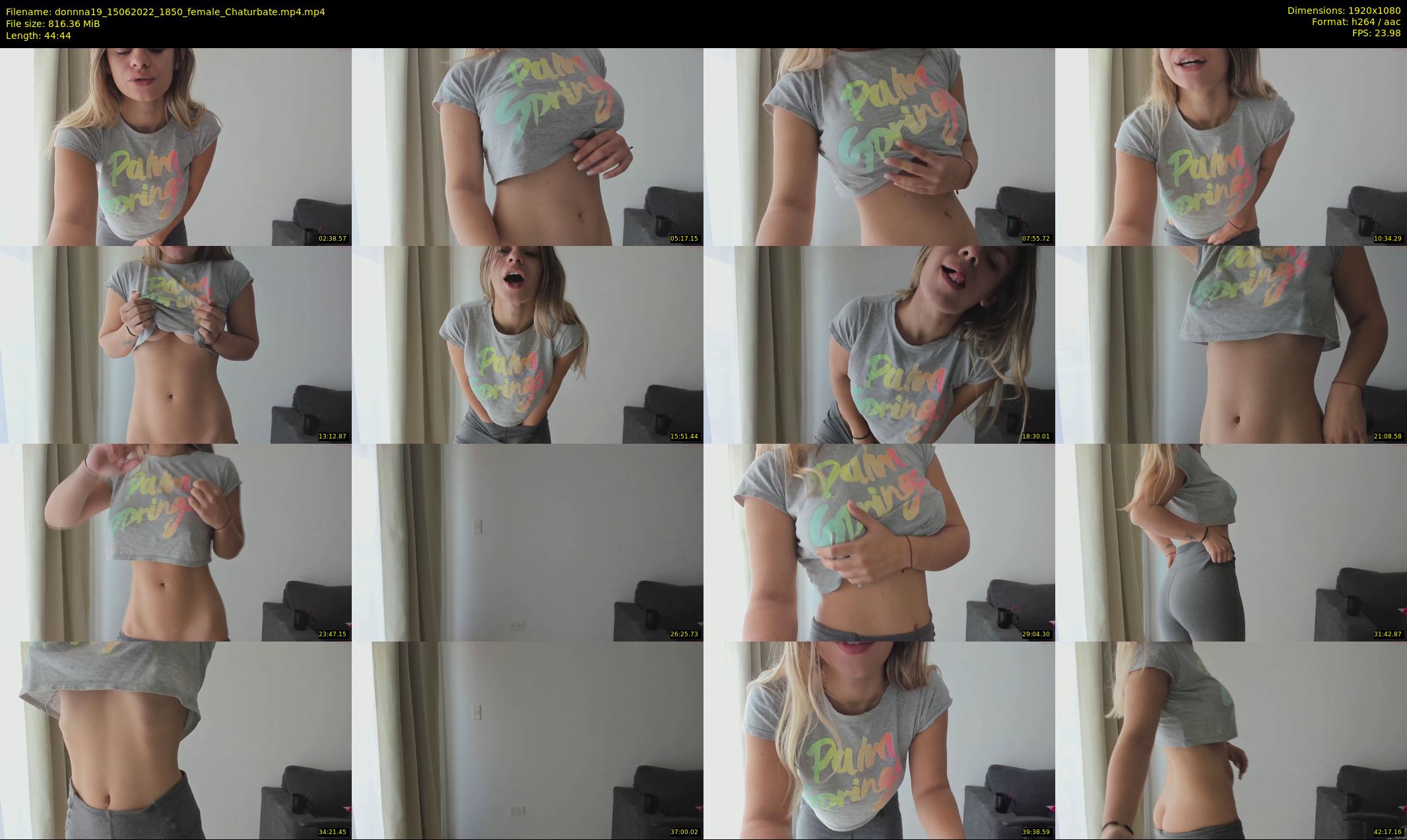 donnna19 — 45 minute Chaturbate female cam show recording, 1080p, Jun 15, 2022