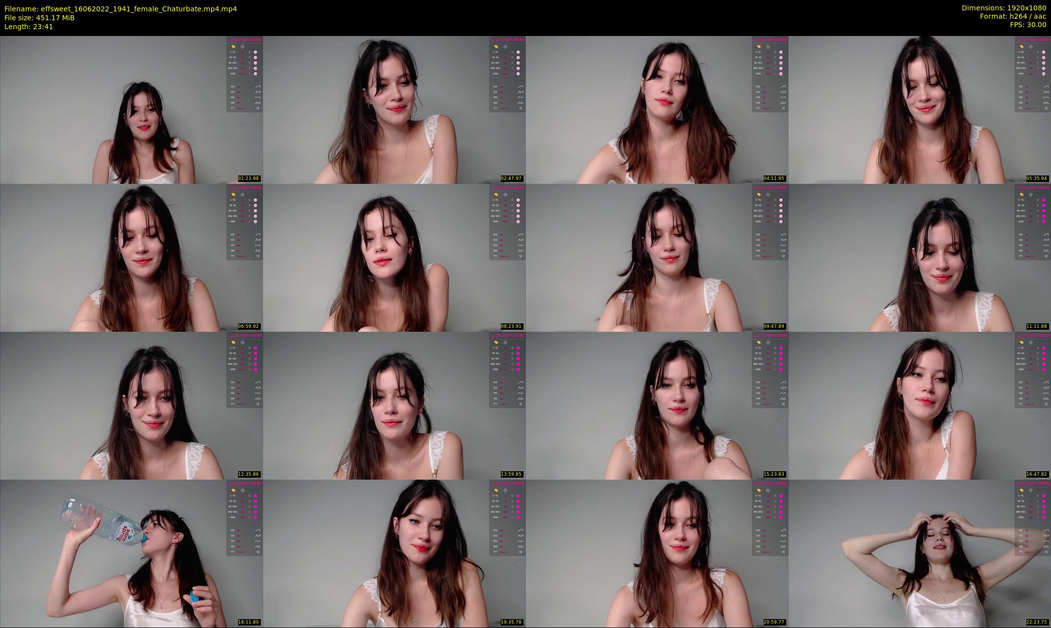 effsweet — 24 minute Chaturbate female cam show recording, 1080p, Jun 16, 2022