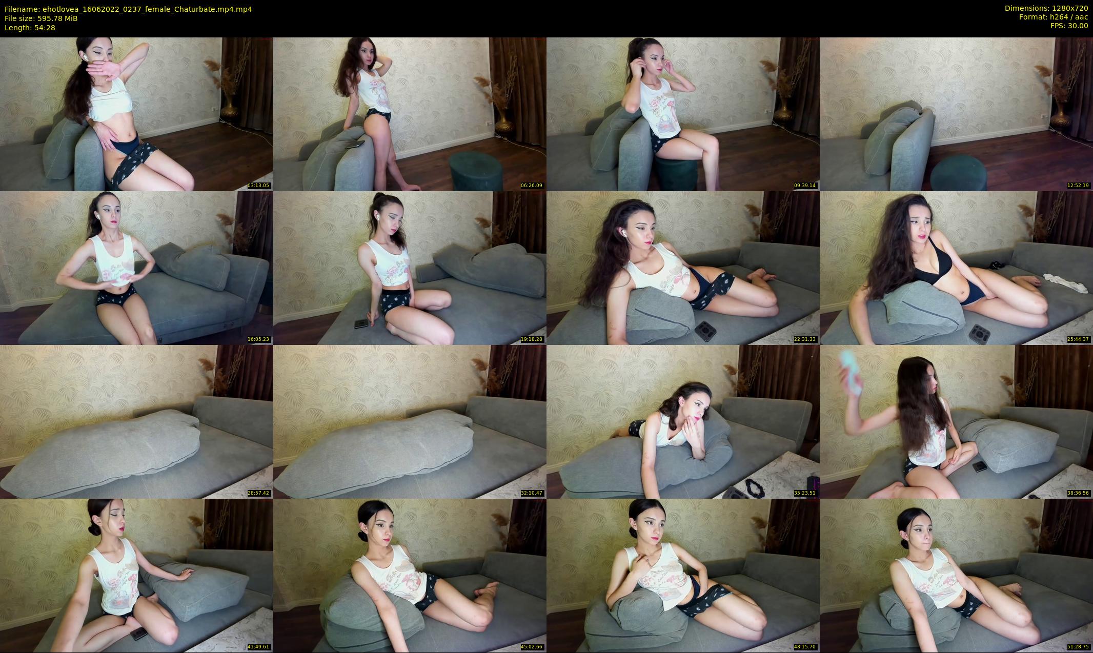 ehotlovea — 55 minute Chaturbate female cam show recording, 720p, Jun 16, 2022