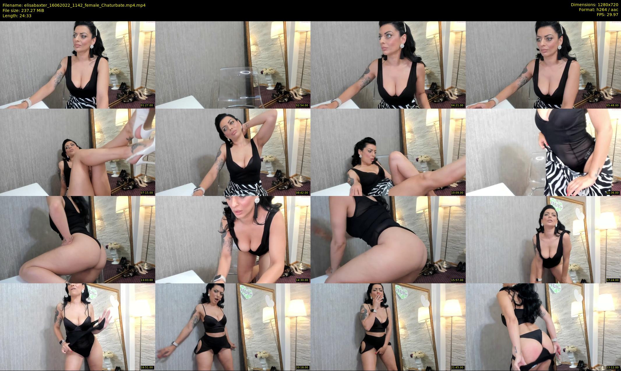 elisabaxter — 25 minute Chaturbate female cam show recording, 720p, Jun 16, 2022